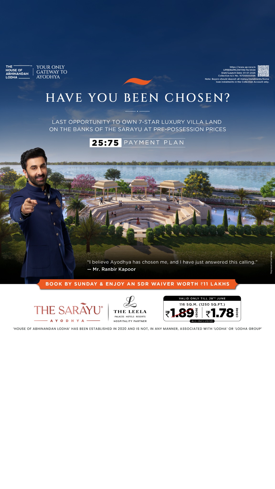 The House of Abhinandan Lodha Facebook ad