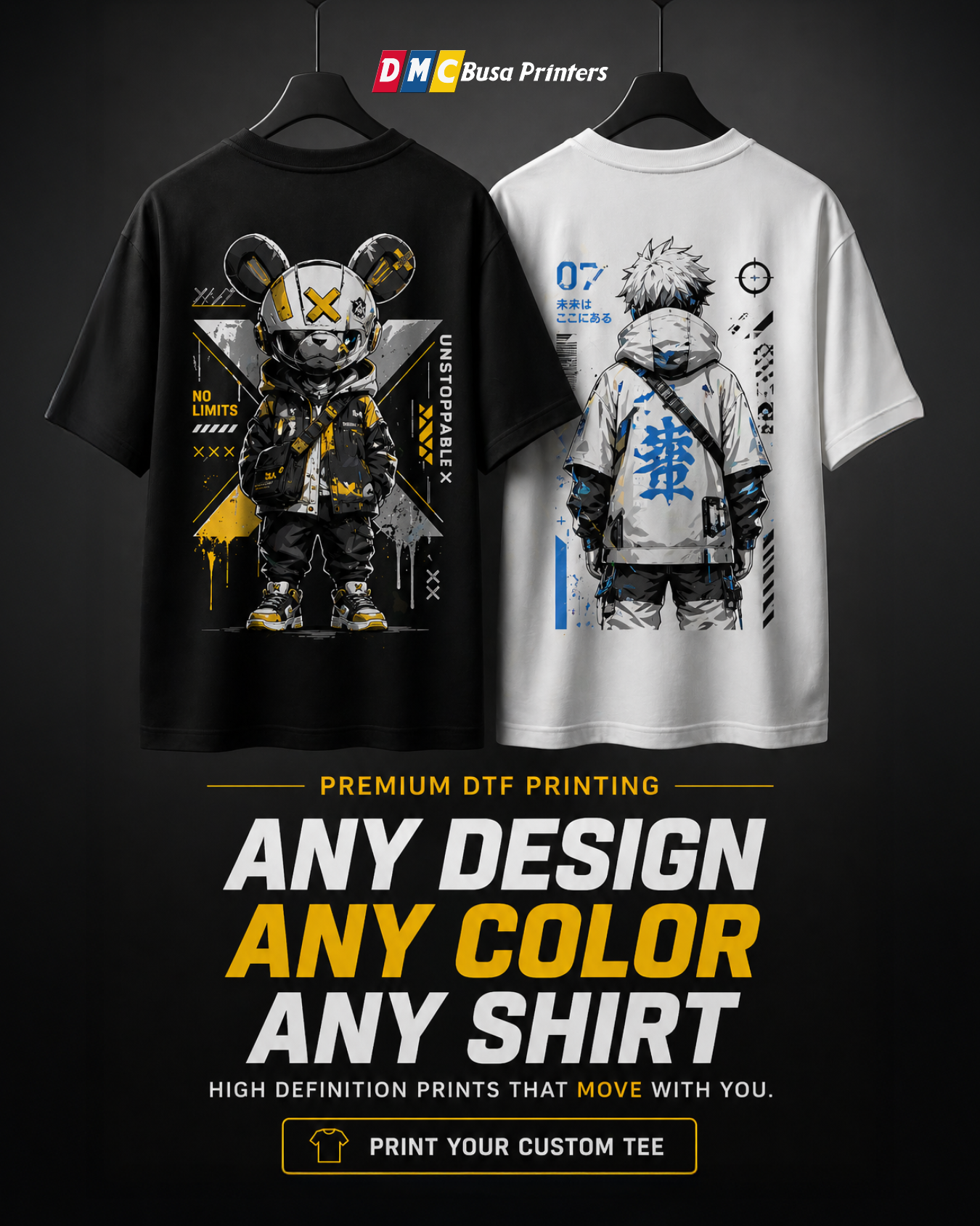 DMC Busa Printers Facebook ad: Chat in Messenger