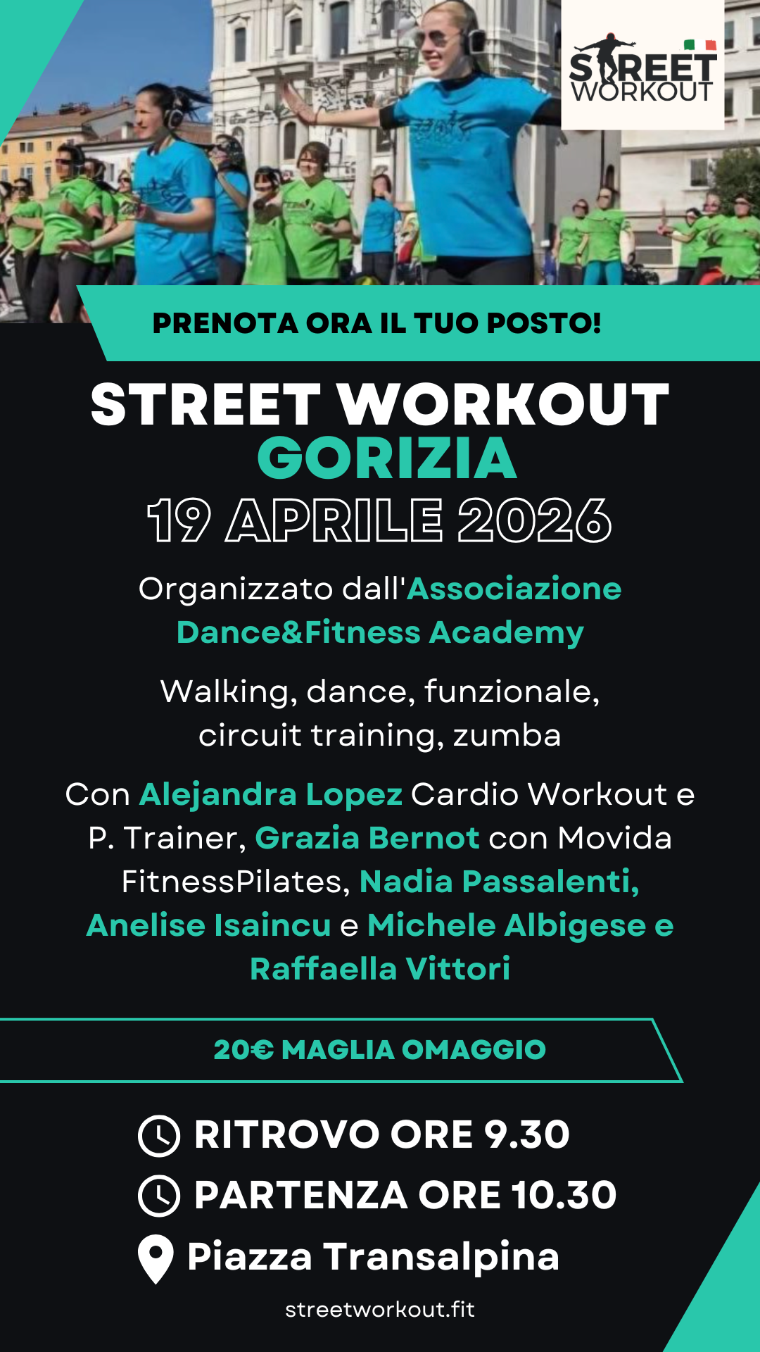 Street Workout Italia Facebook ad