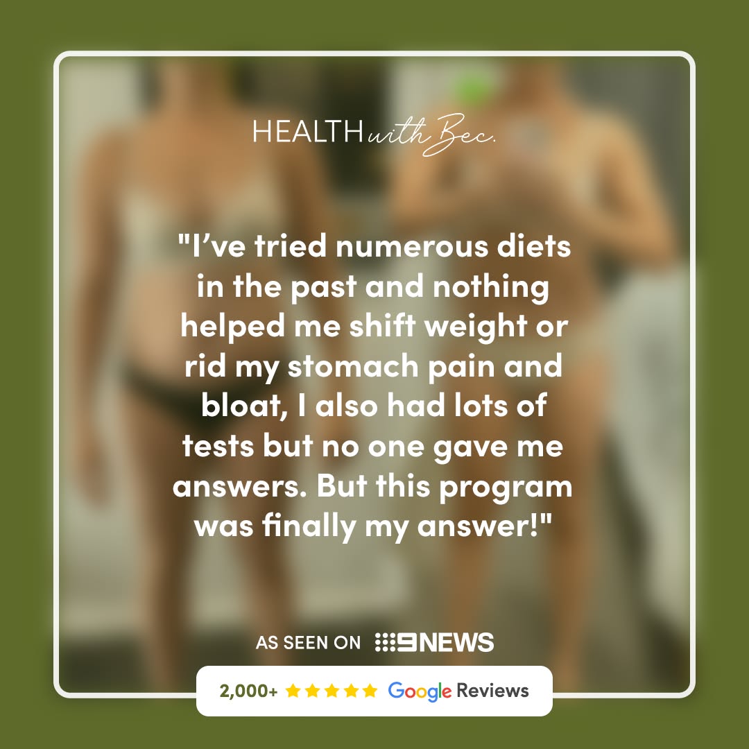 Health With Bec Facebook ad