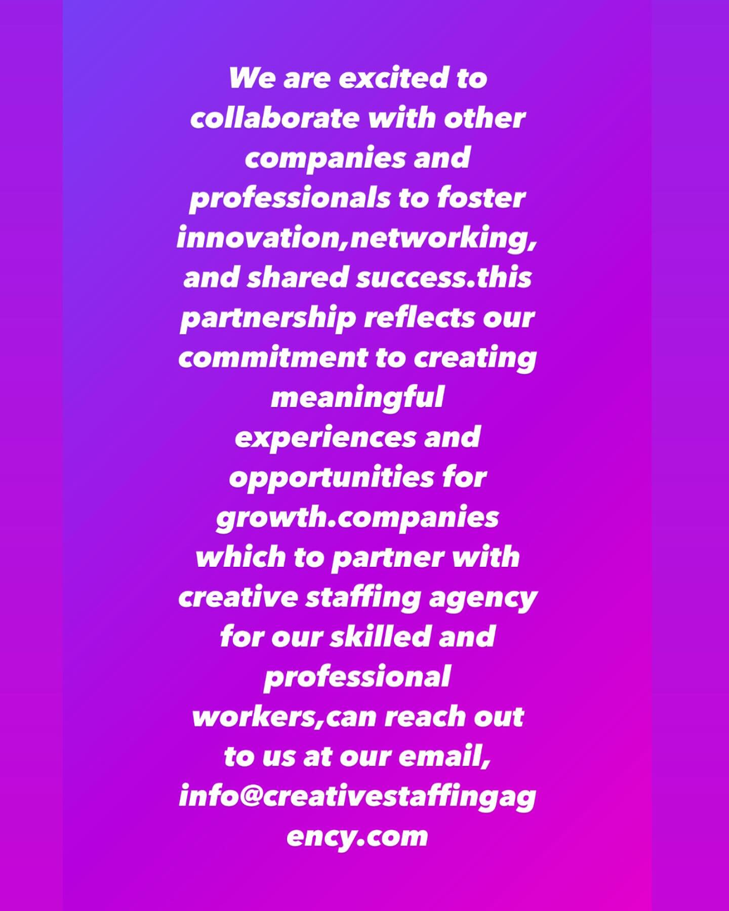 Creative Staffing Agency  Employment  Agency  Locally Facebook ad