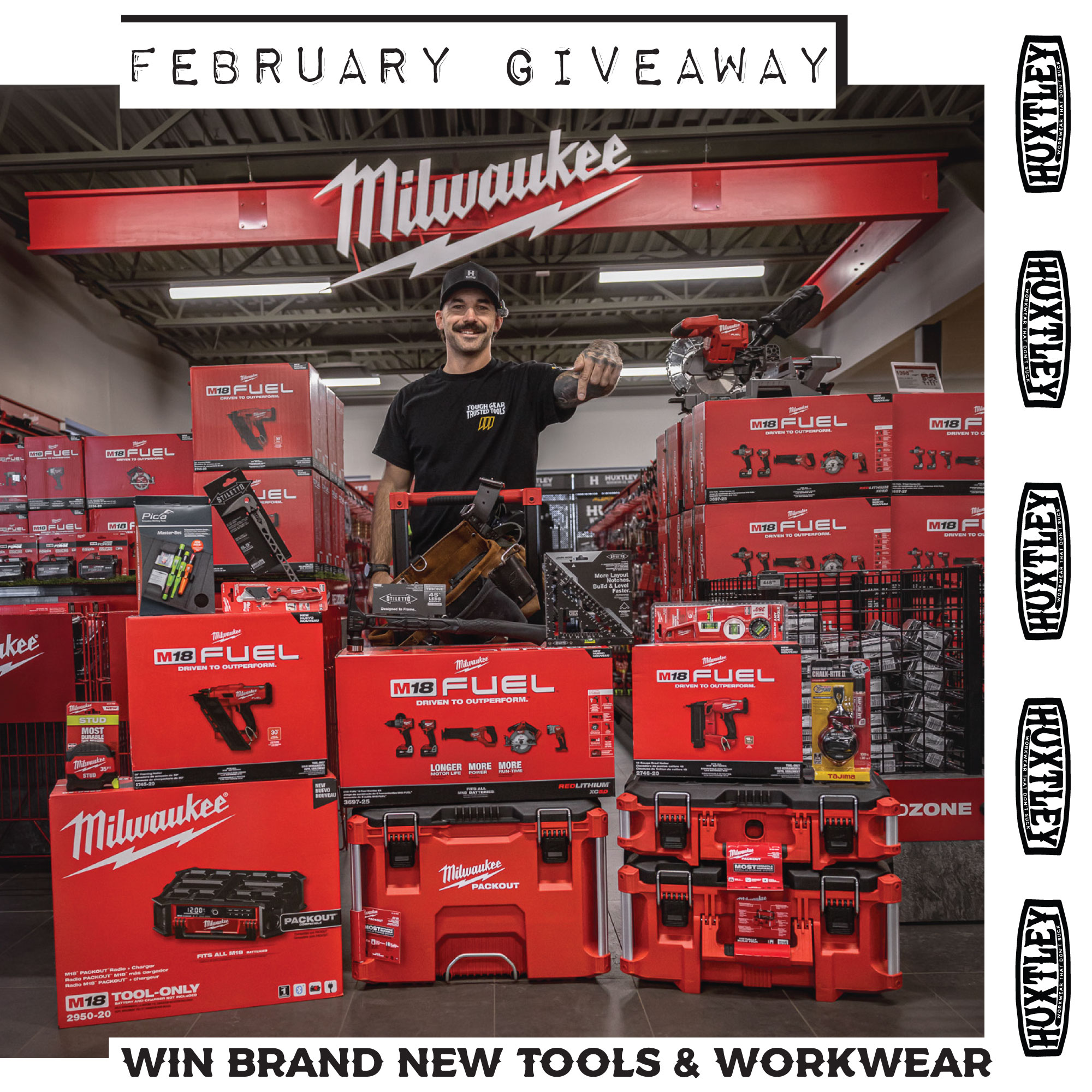 Huxtley Workwear Co. Facebook ad