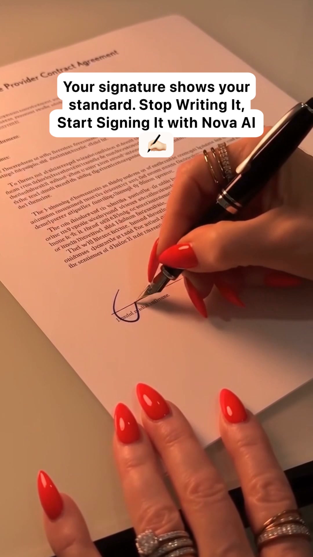 Nova - AI Chatbot Facebook ad: AI Signature Maker
