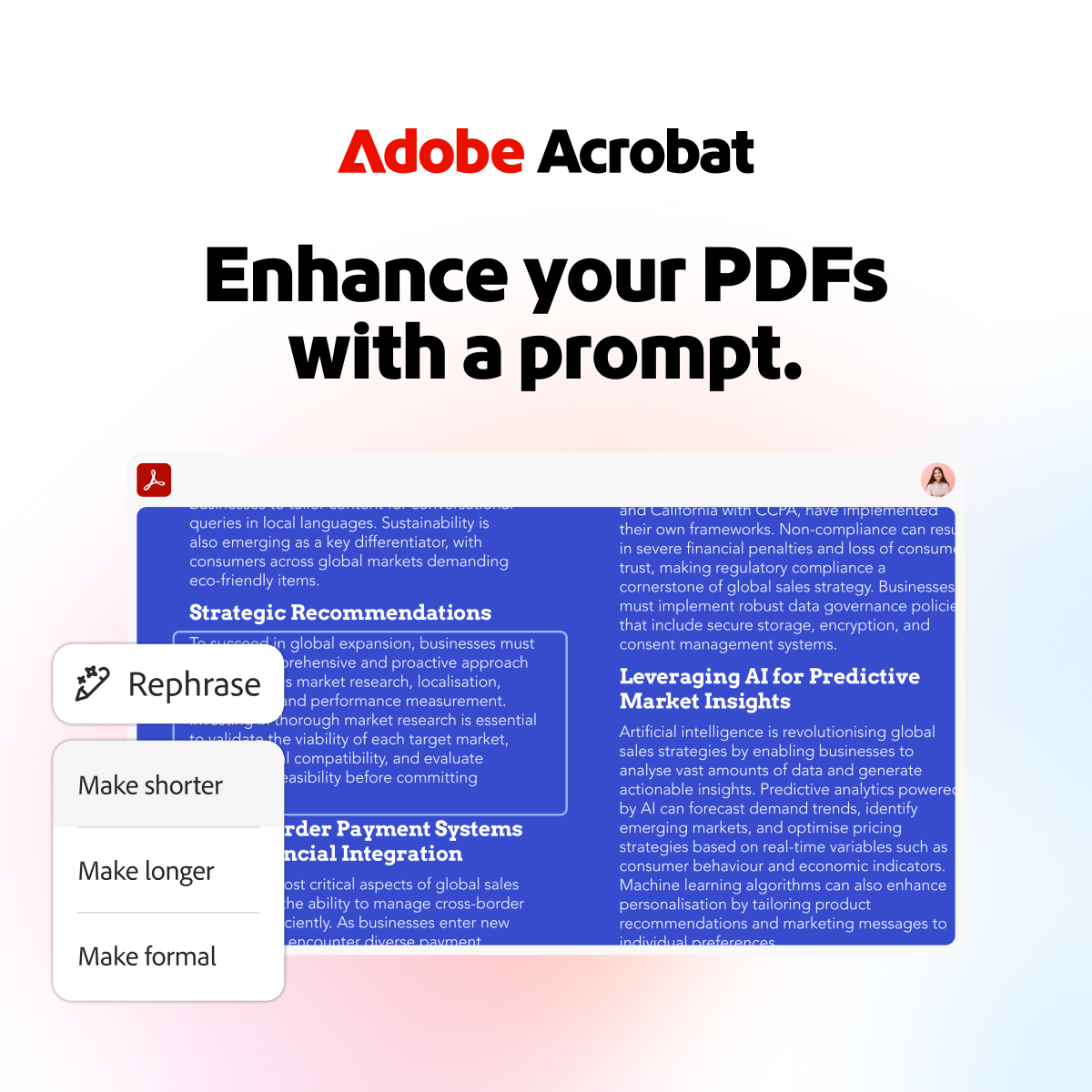 Adobe Acrobat Facebook ad