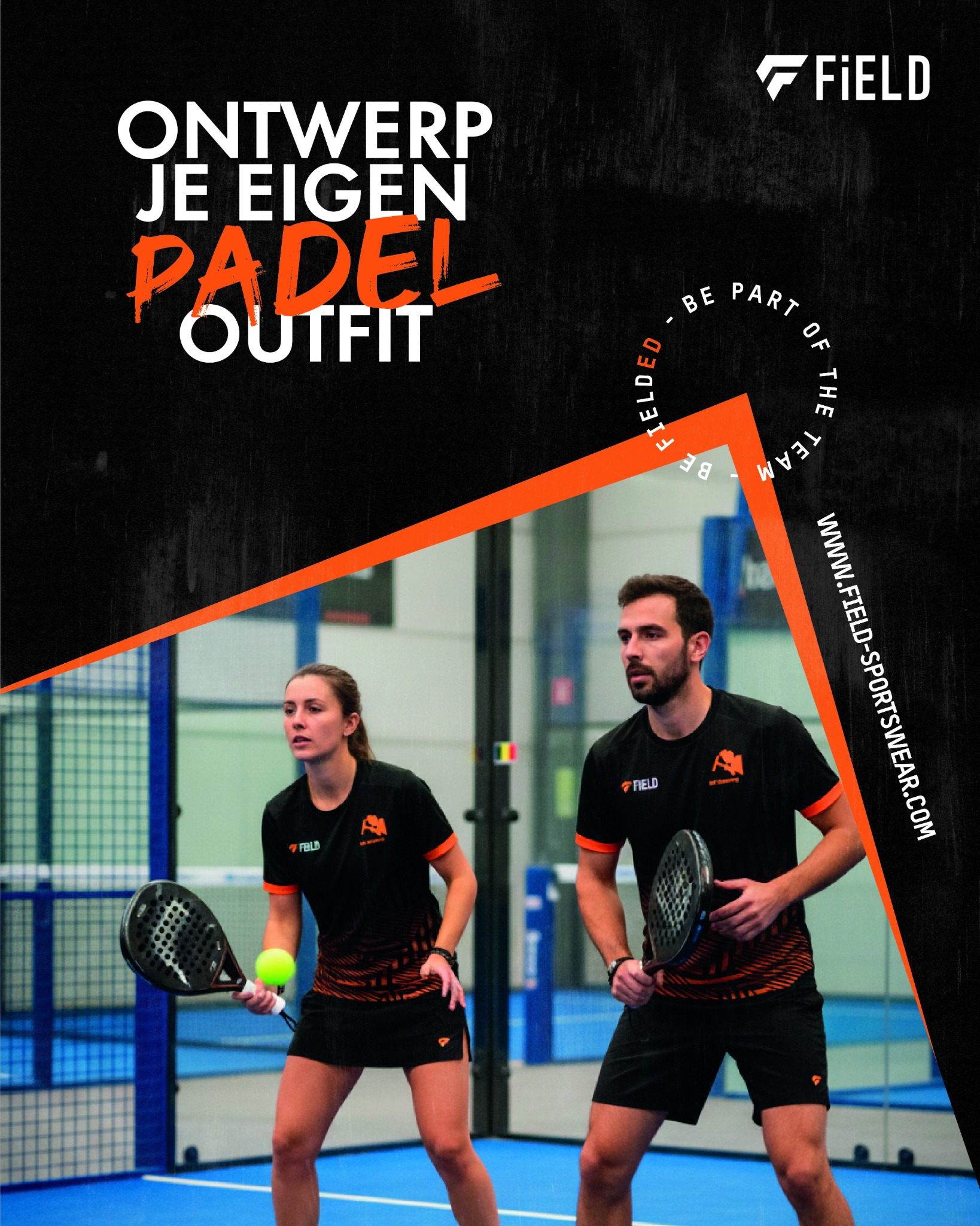FIELD Custom Sportswear Facebook ad: Vraag je gratis offerte aan