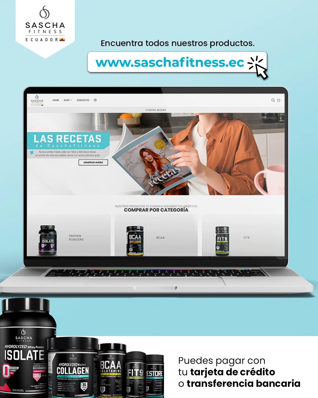 Sascha Fitness Ec Facebook ad: Sascha Fitness Ecuador