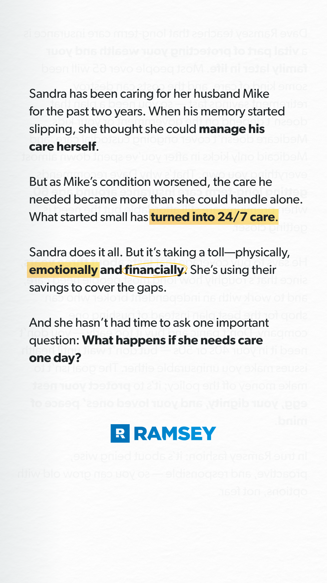 Dave Ramsey Facebook ad