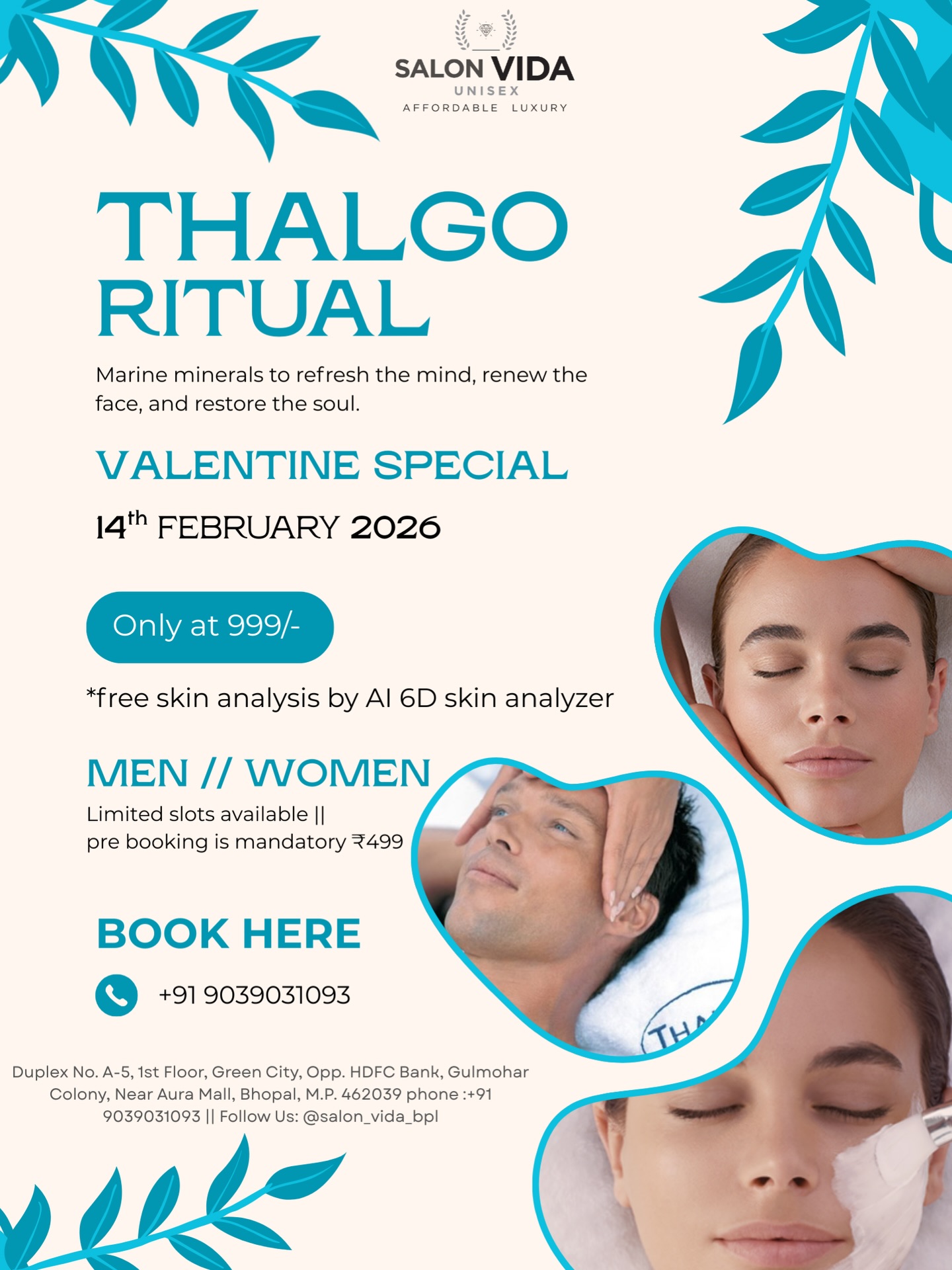 Salon Vida Facebook ad: THALGO RITUAL