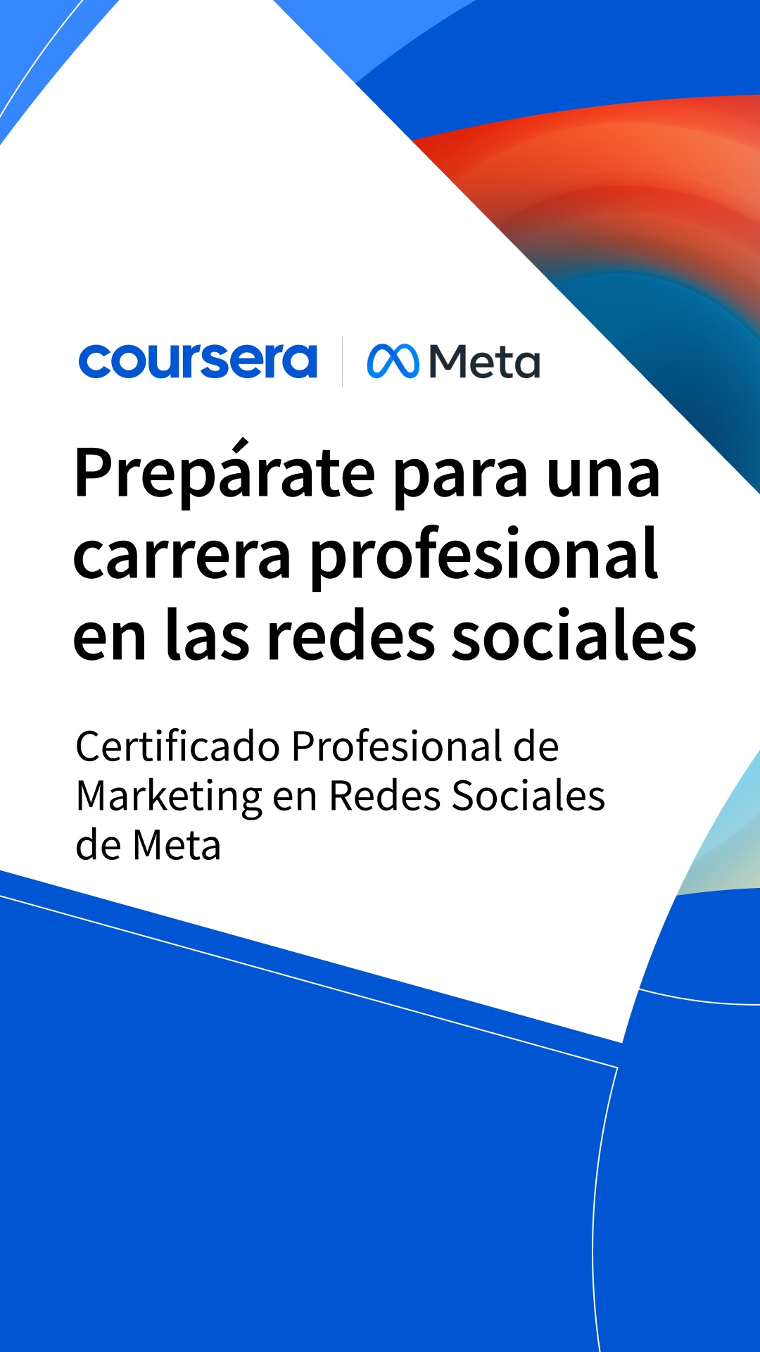 Coursera Facebook ad