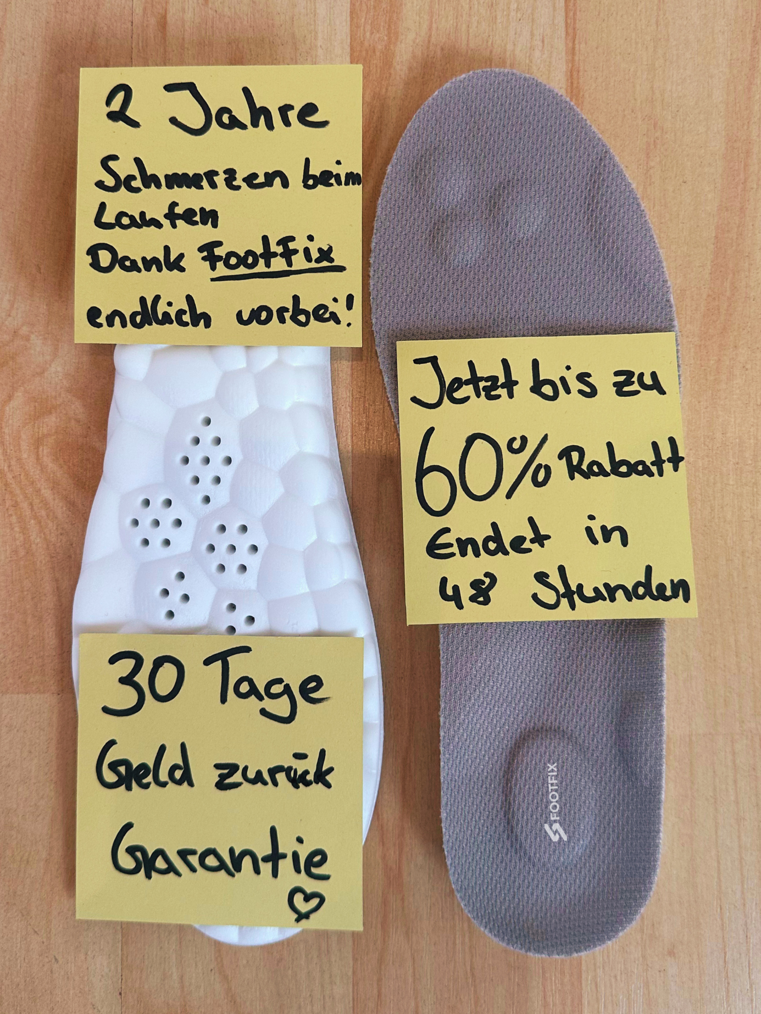 FootFix Facebook ad