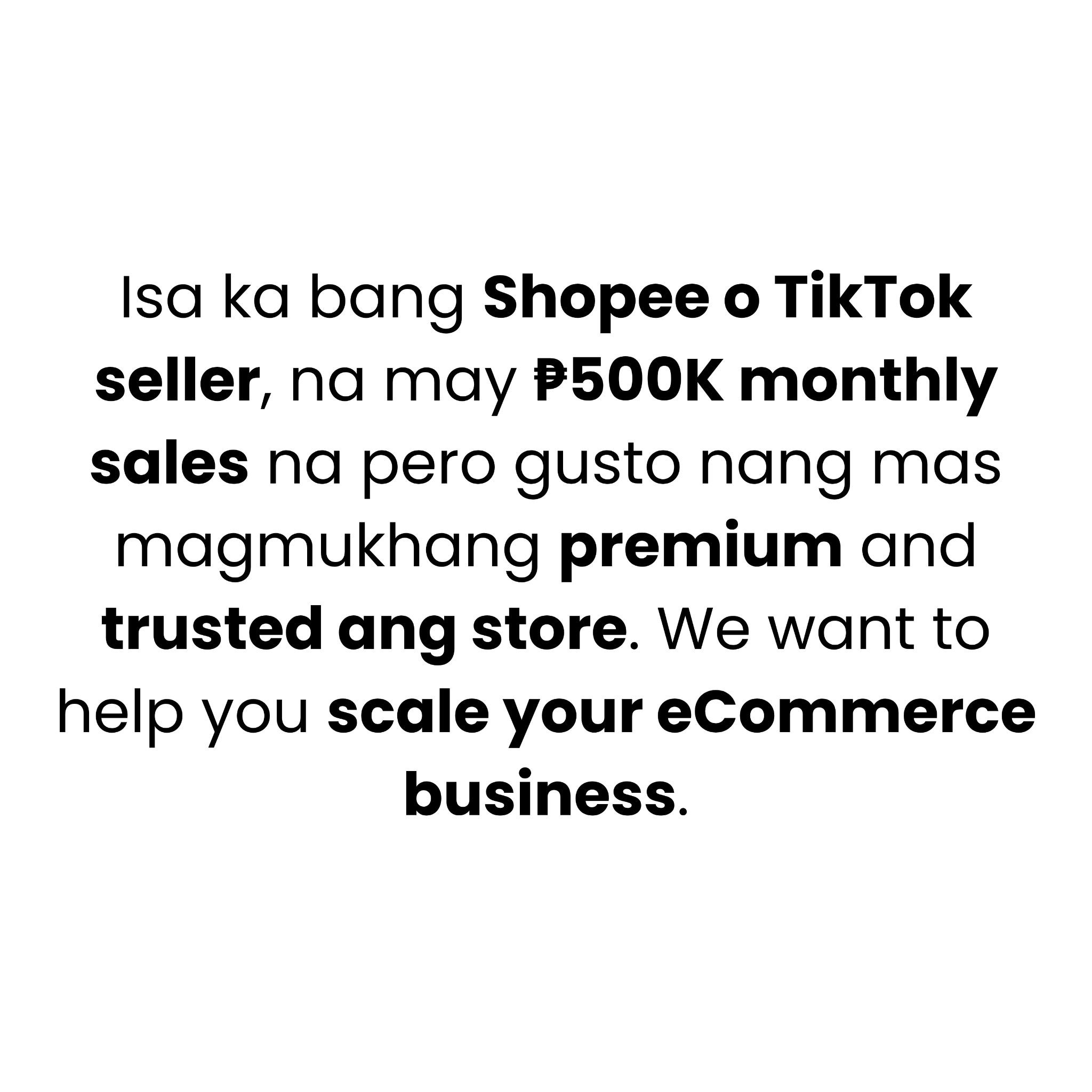 ECOM Accelerator Facebook ad