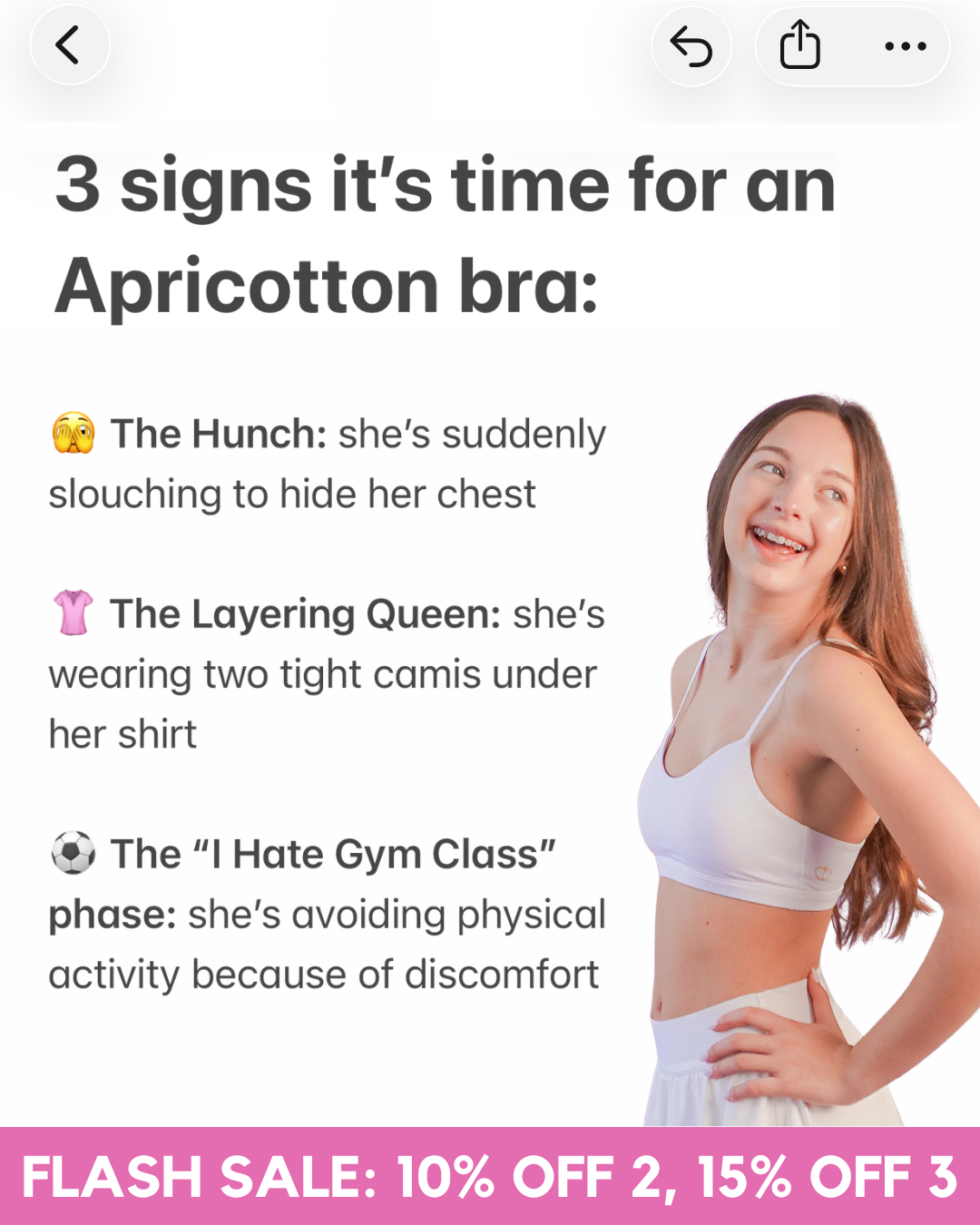 Apricotton Facebook ad: LOVED IN FORBES, SEVENTEEN, BUZZFEED