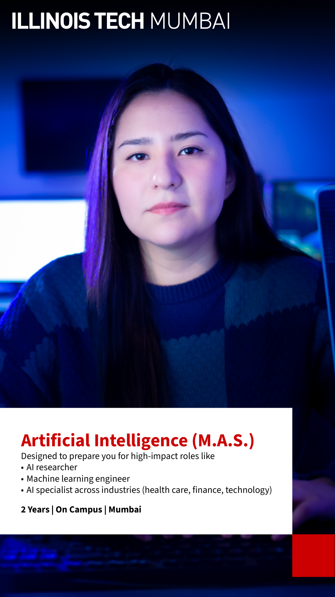 Illinois Tech Mumbai Facebook ad from Apr 22, 2026