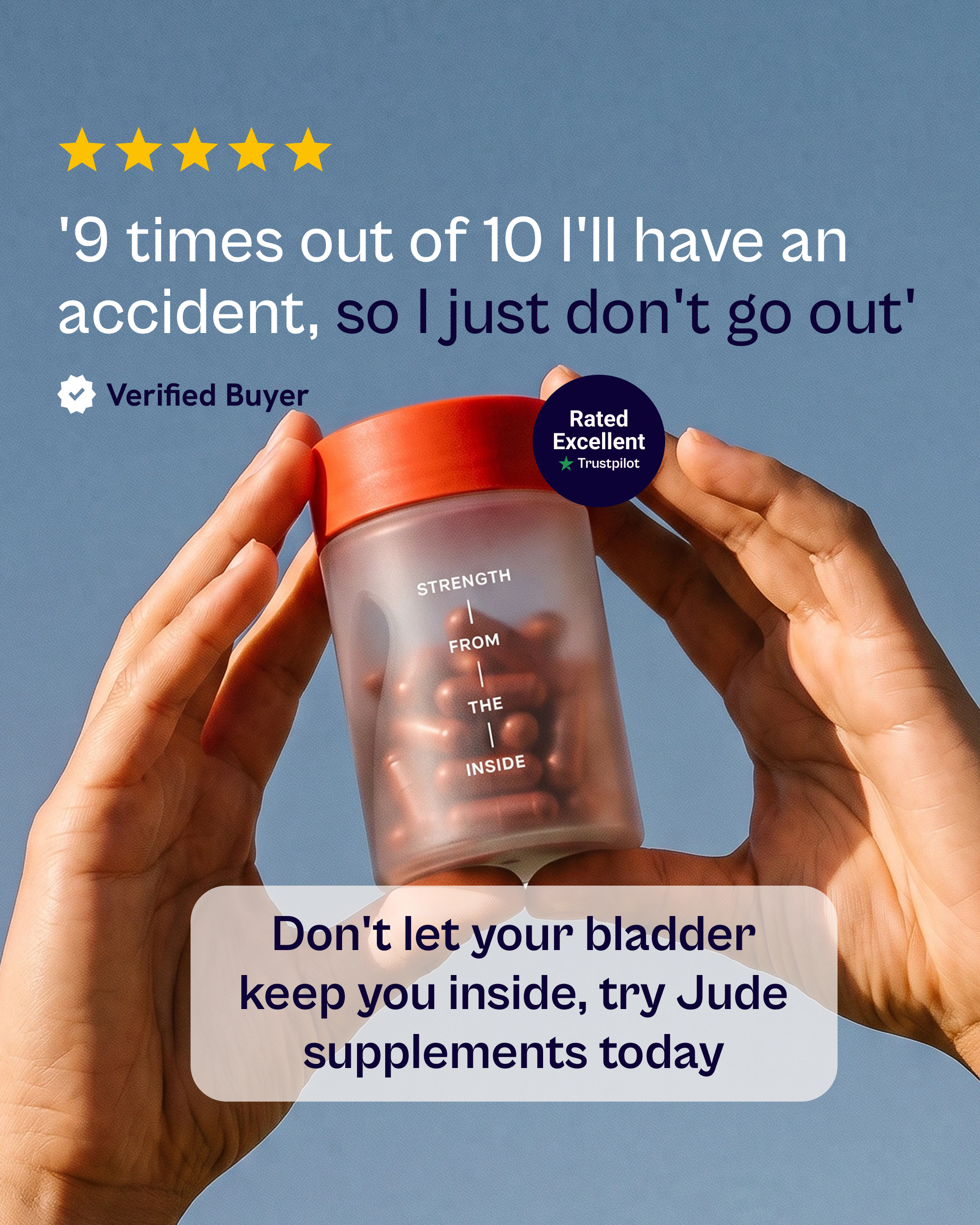 Jude Facebook ad: 20% off for new customers