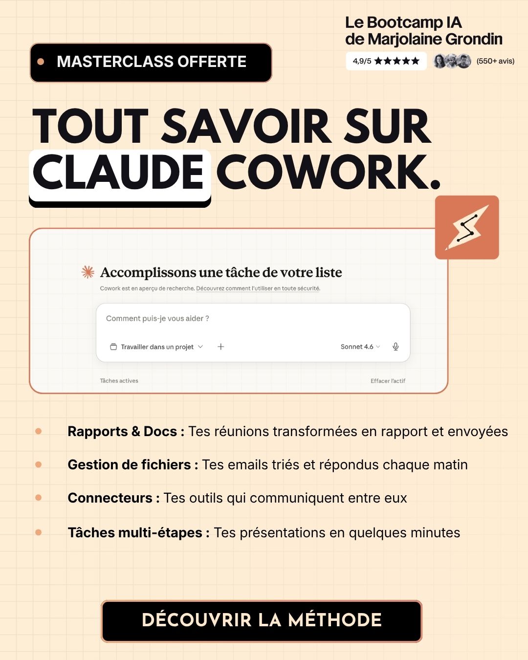 Marjolaine Grondin Facebook ad