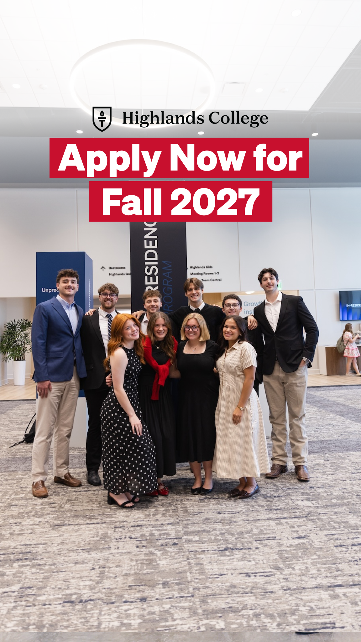 Highlands College Facebook ad: America's Ministry Leadership University