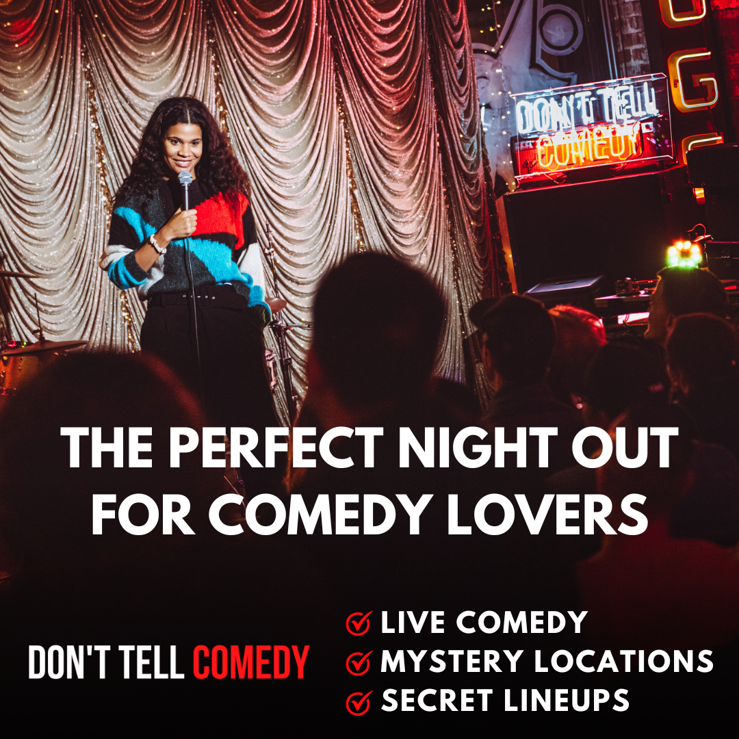 Don't Tell Comedy Facebook ad from Apr 8, 2025