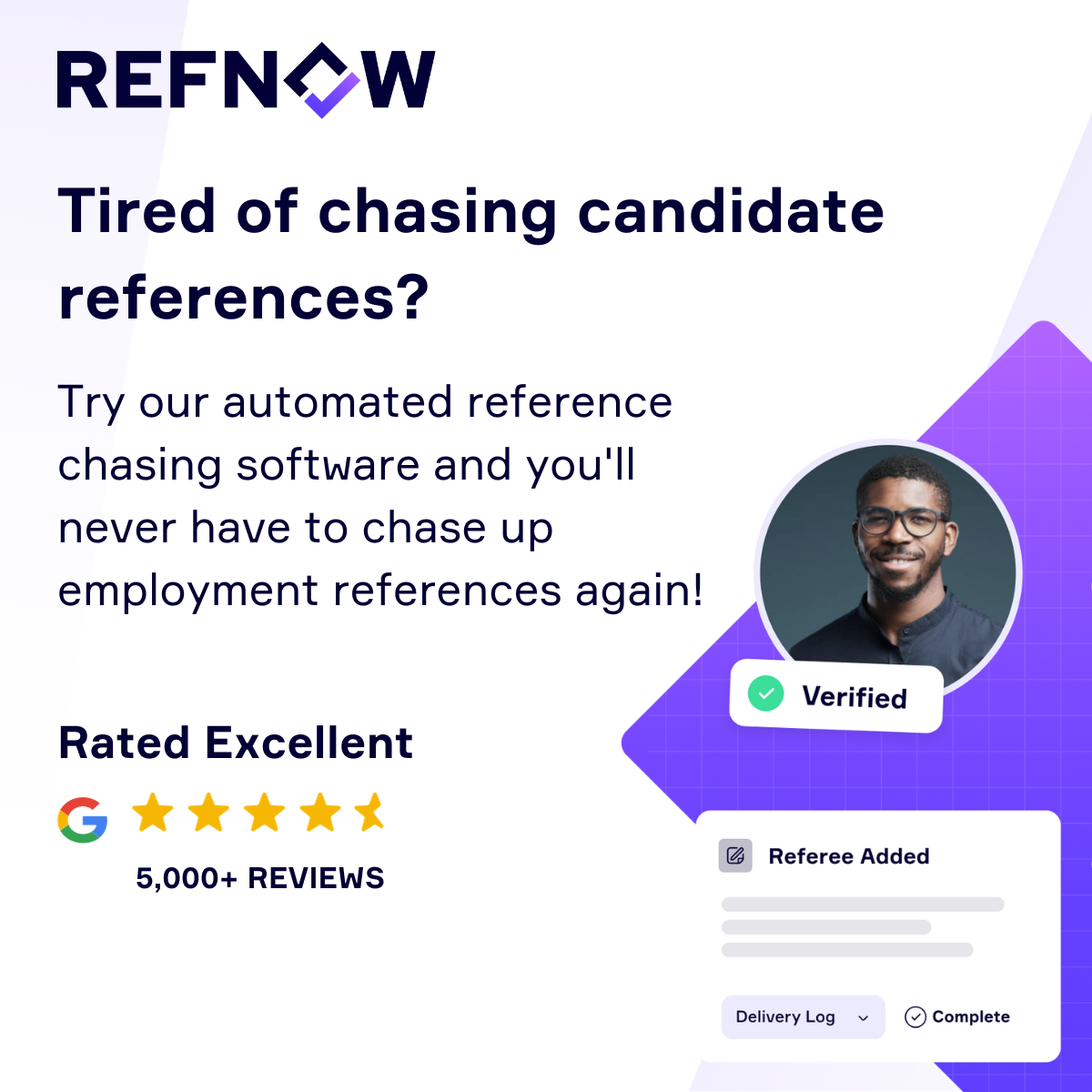 RefNow Facebook ad: RefNow: #1 Reference Checking Software for HR Teams…