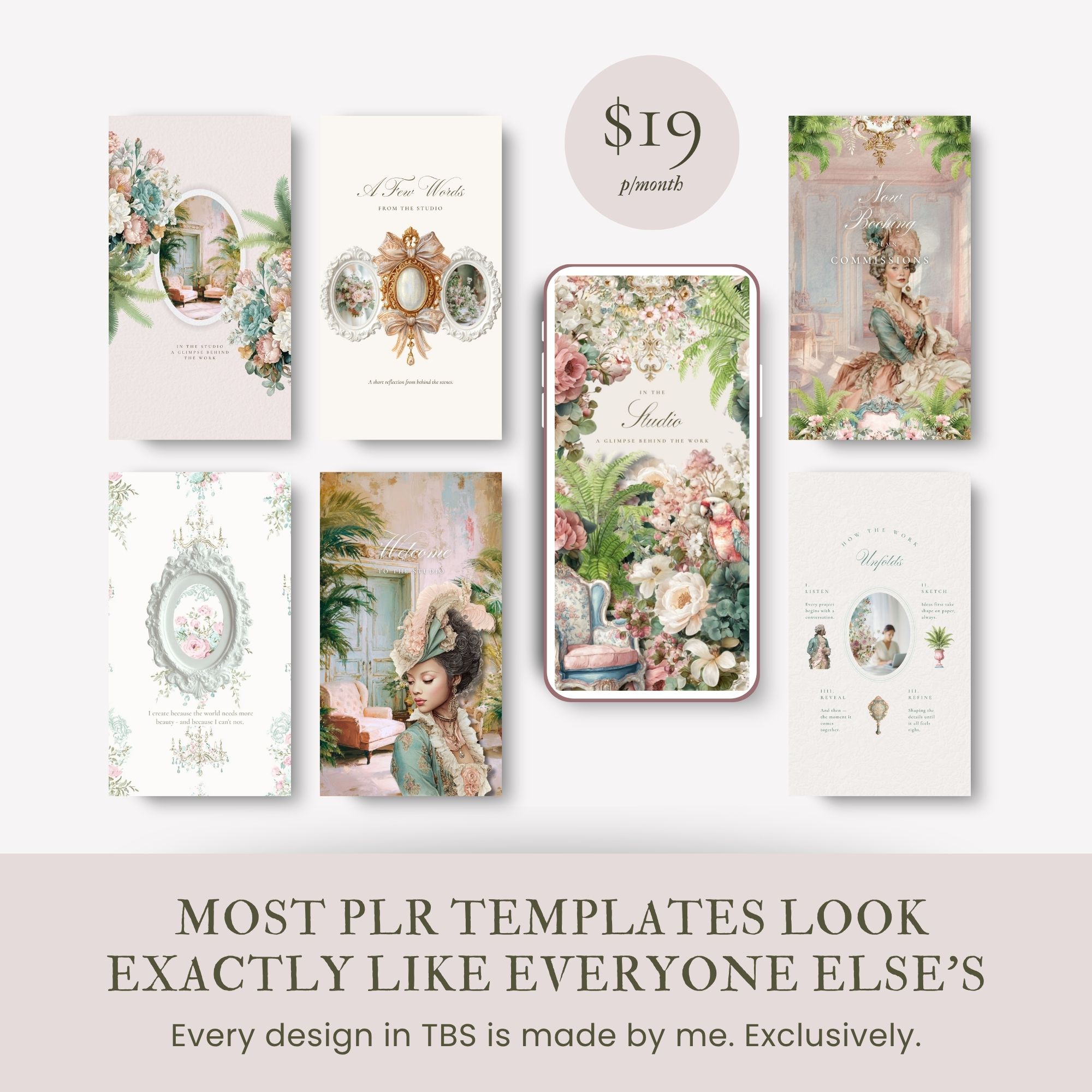 Rosey Willis Facebook ad: Premium PLR Templates