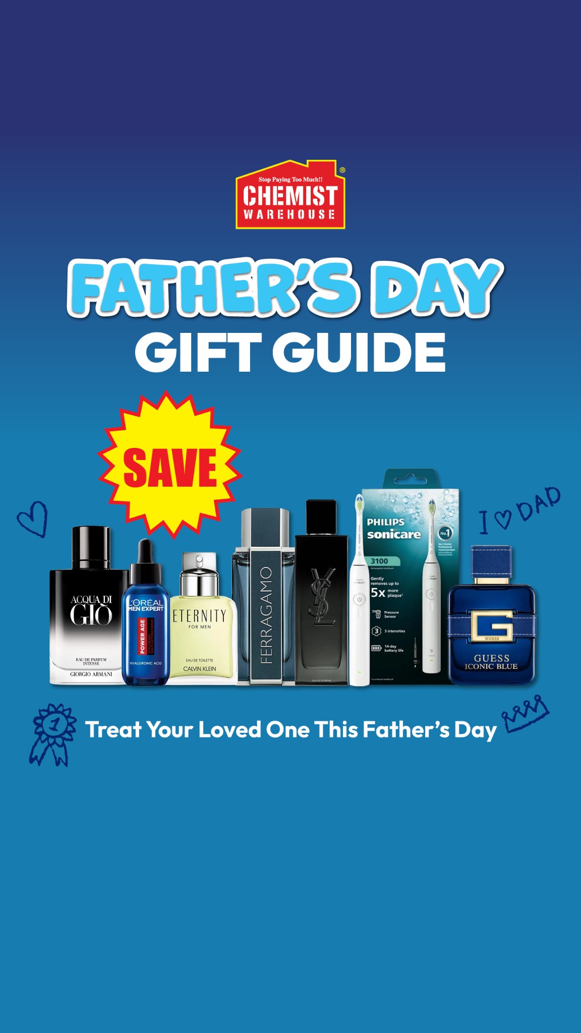 Chemist Warehouse Facebook ad