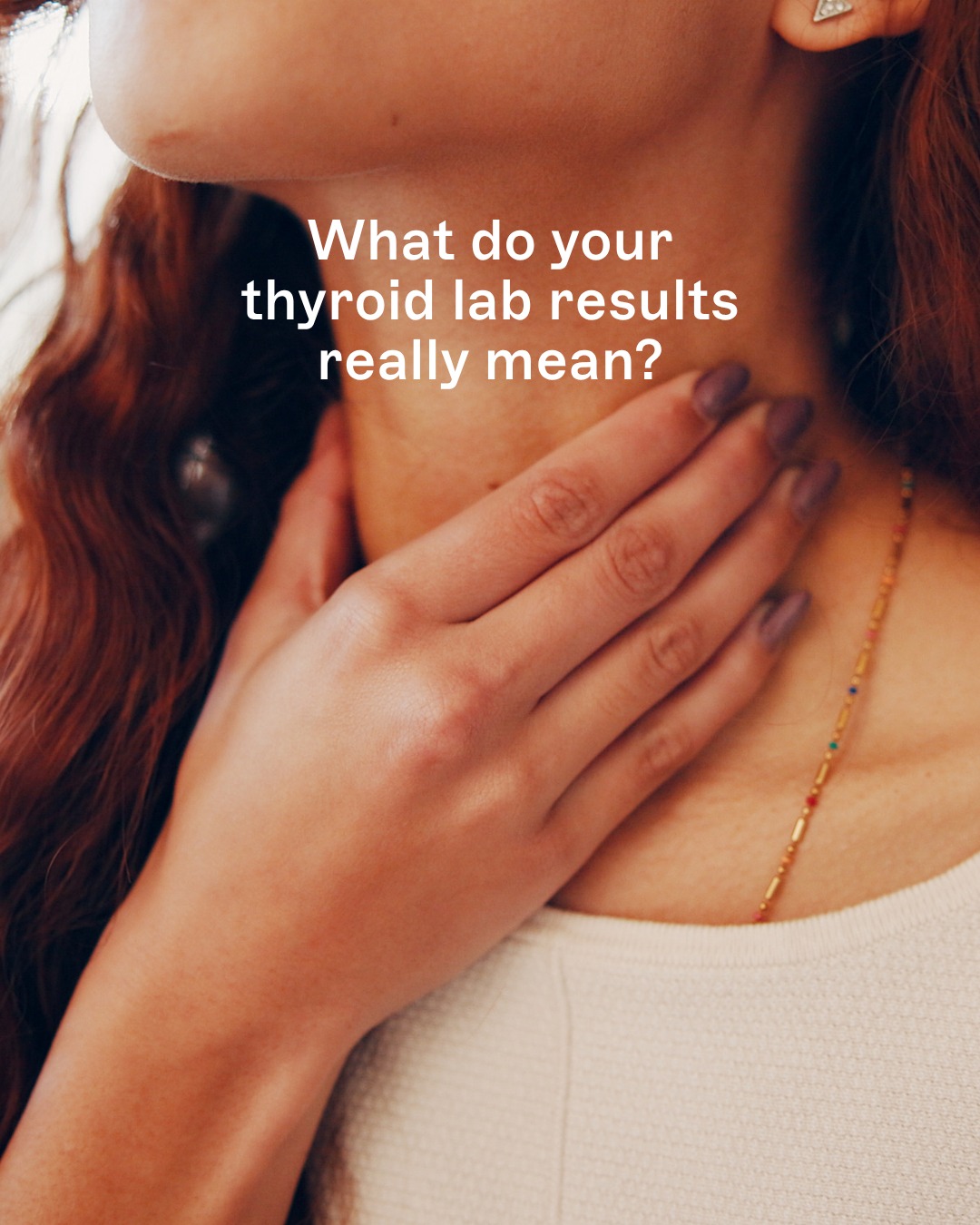 Amy Myers MD Facebook ad: Understanding thyroid test results can feel overwhelming…