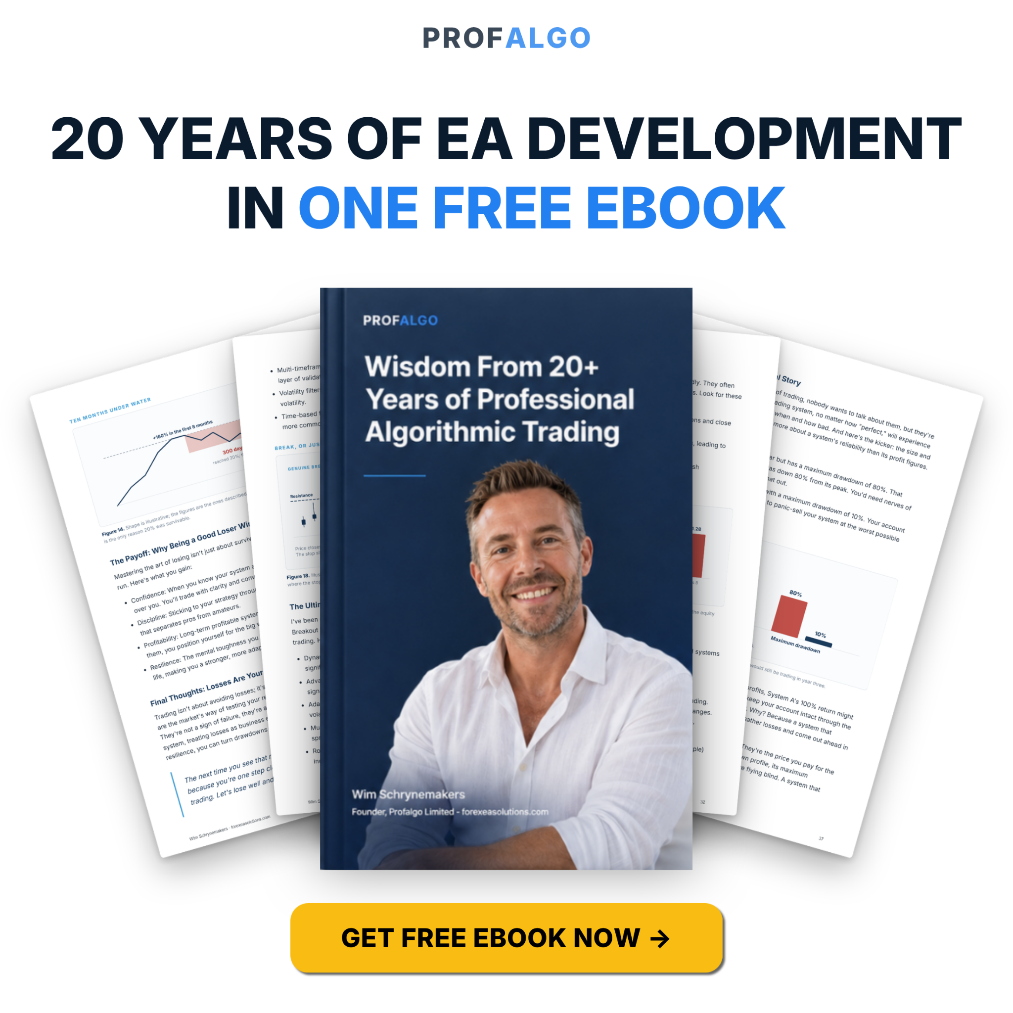 Profalgo Facebook ad: Claim Your Free Ebook Now