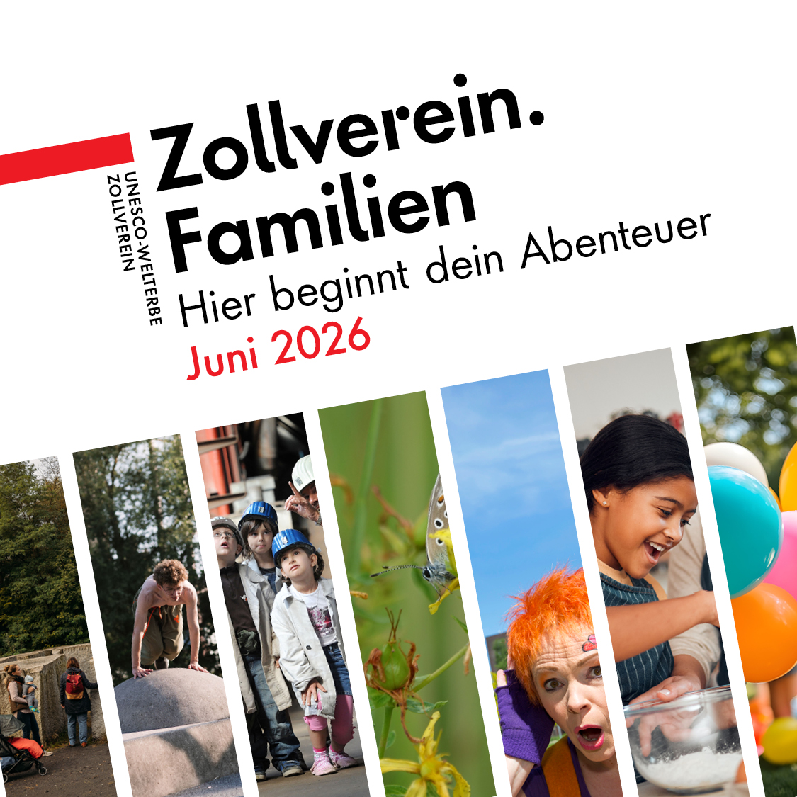 Zeche Zollverein Facebook ad: Hier wird Familienzeit zum Erlebnis