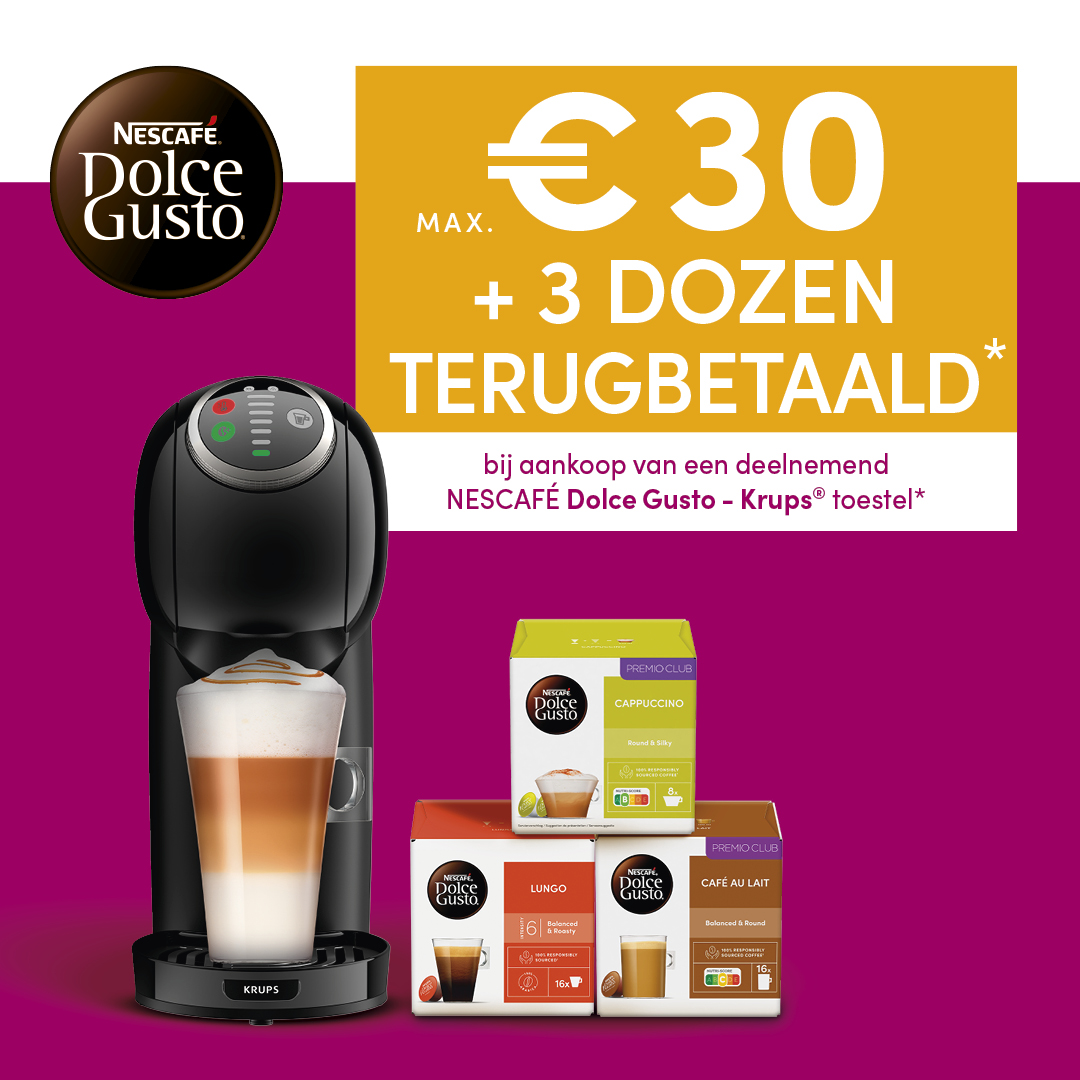 Nescafé Dolce Gusto Belgium Facebook ad