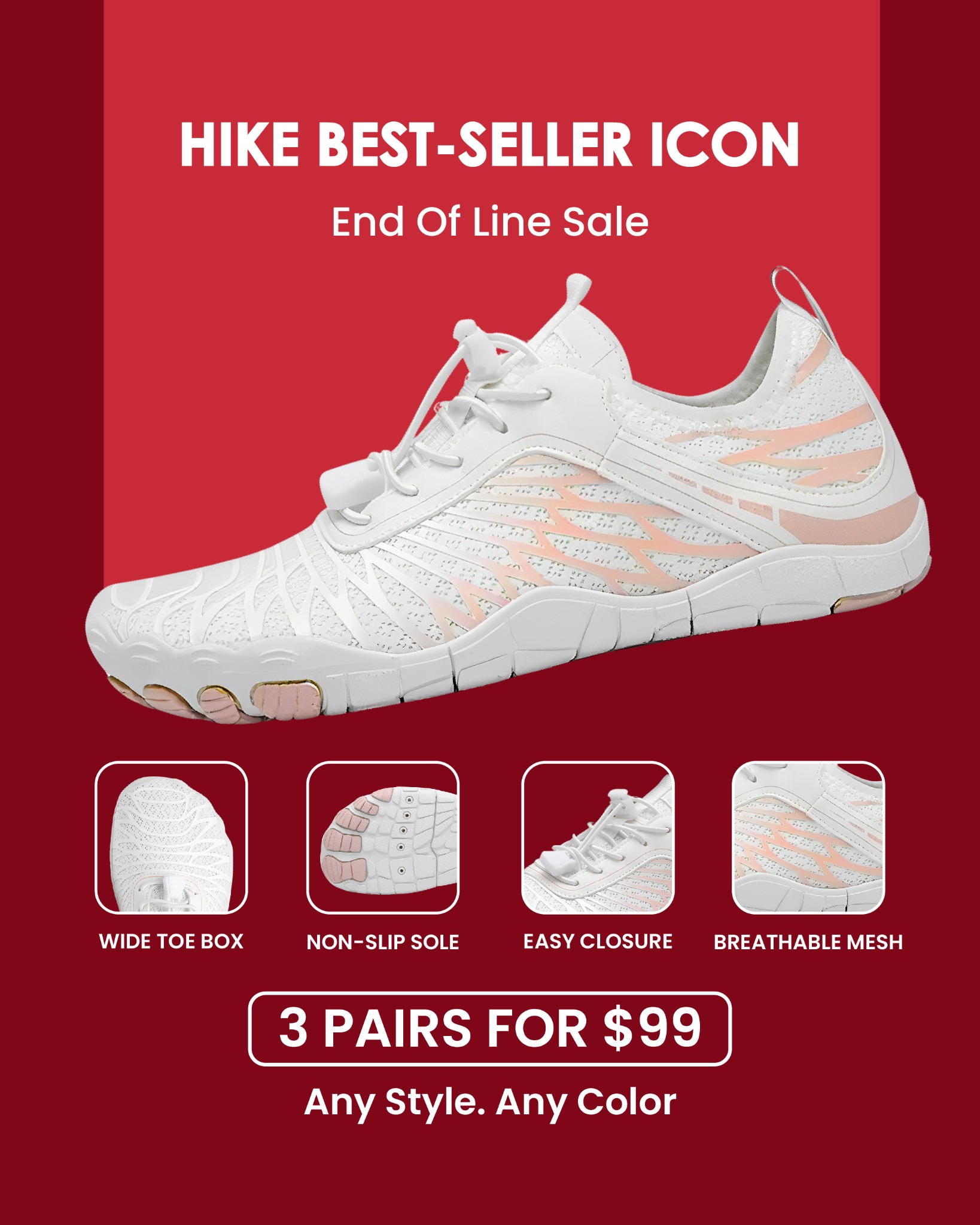 HIKE Footwear Facebook ad