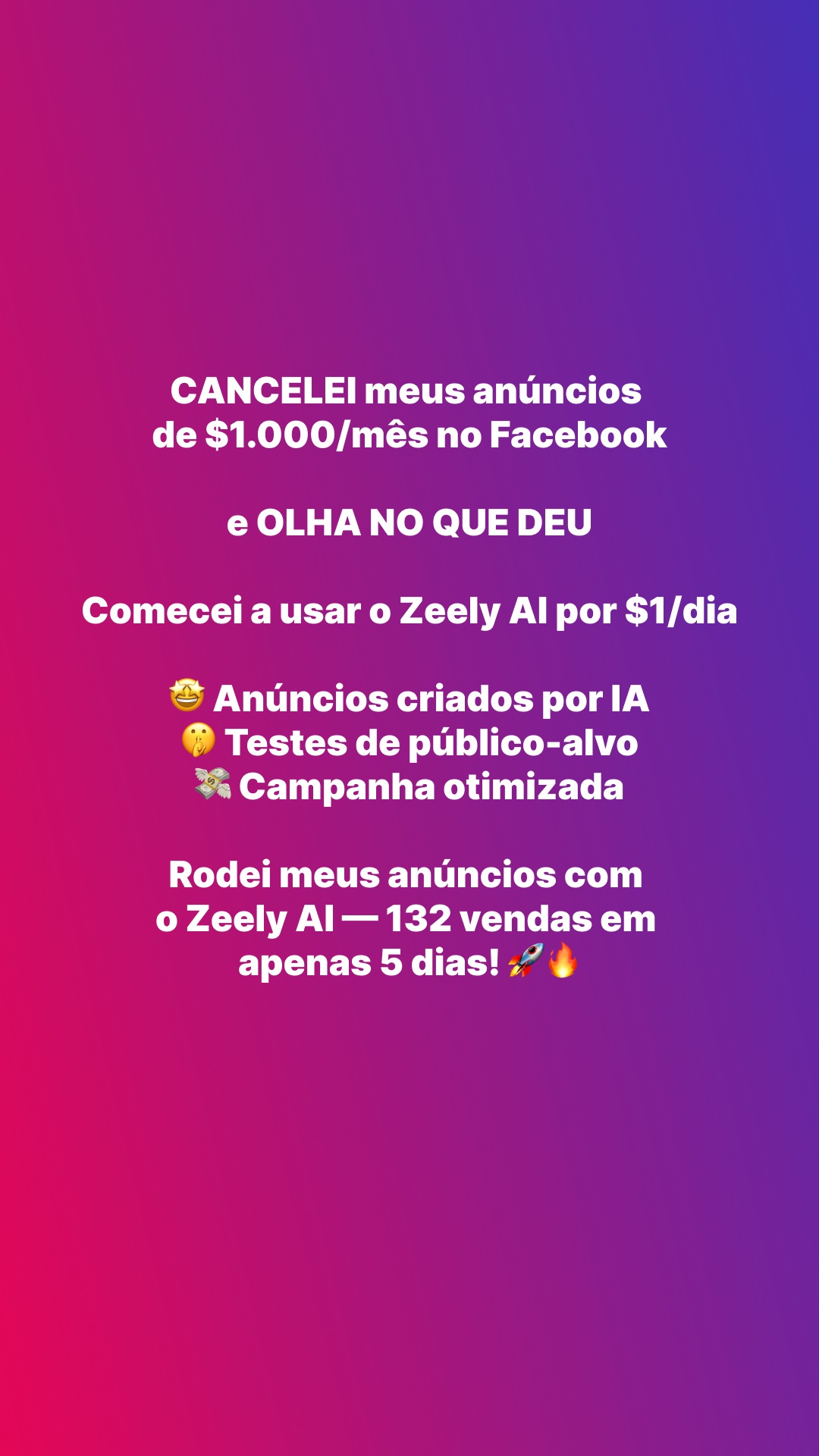Zeely Facebook ad