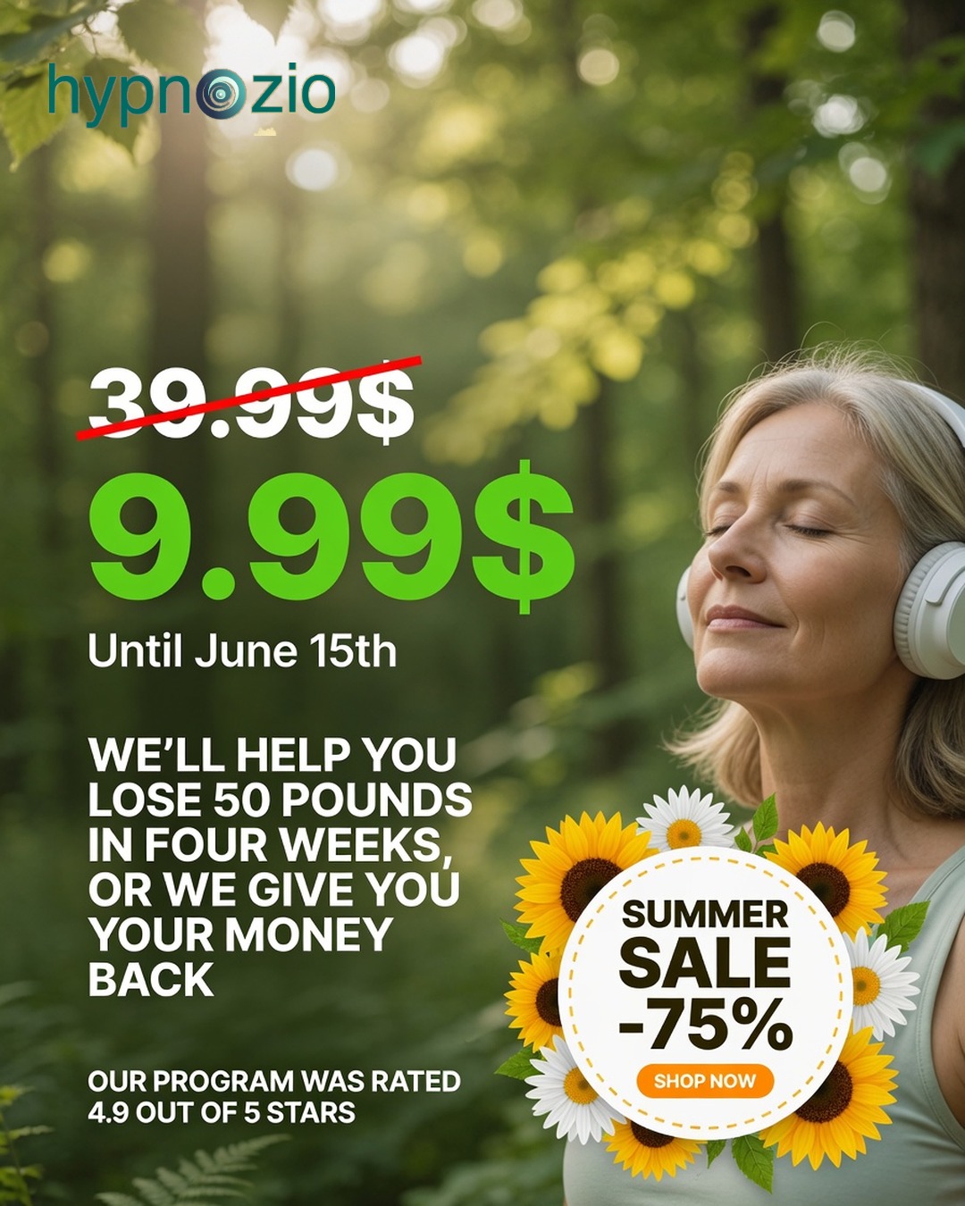 Hypnozio: power of hypnotherapy Facebook ad