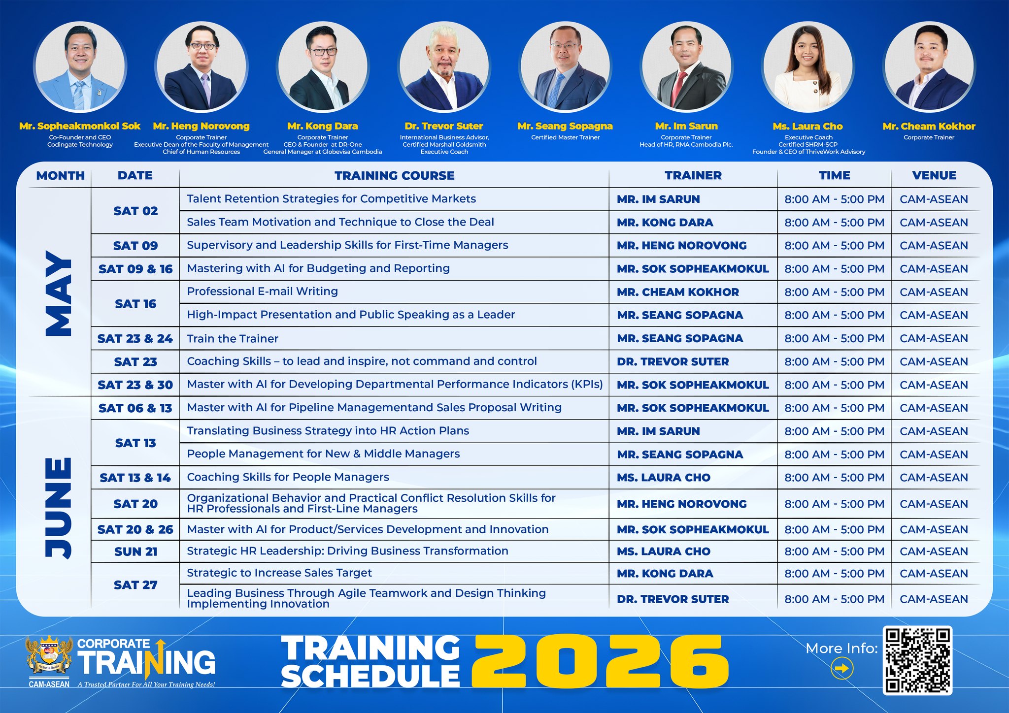 Corporate Training Facebook ad: វគ្គបណ្តុះបណ្តាលរបស់ CAM-ASEAN Corporate Training…