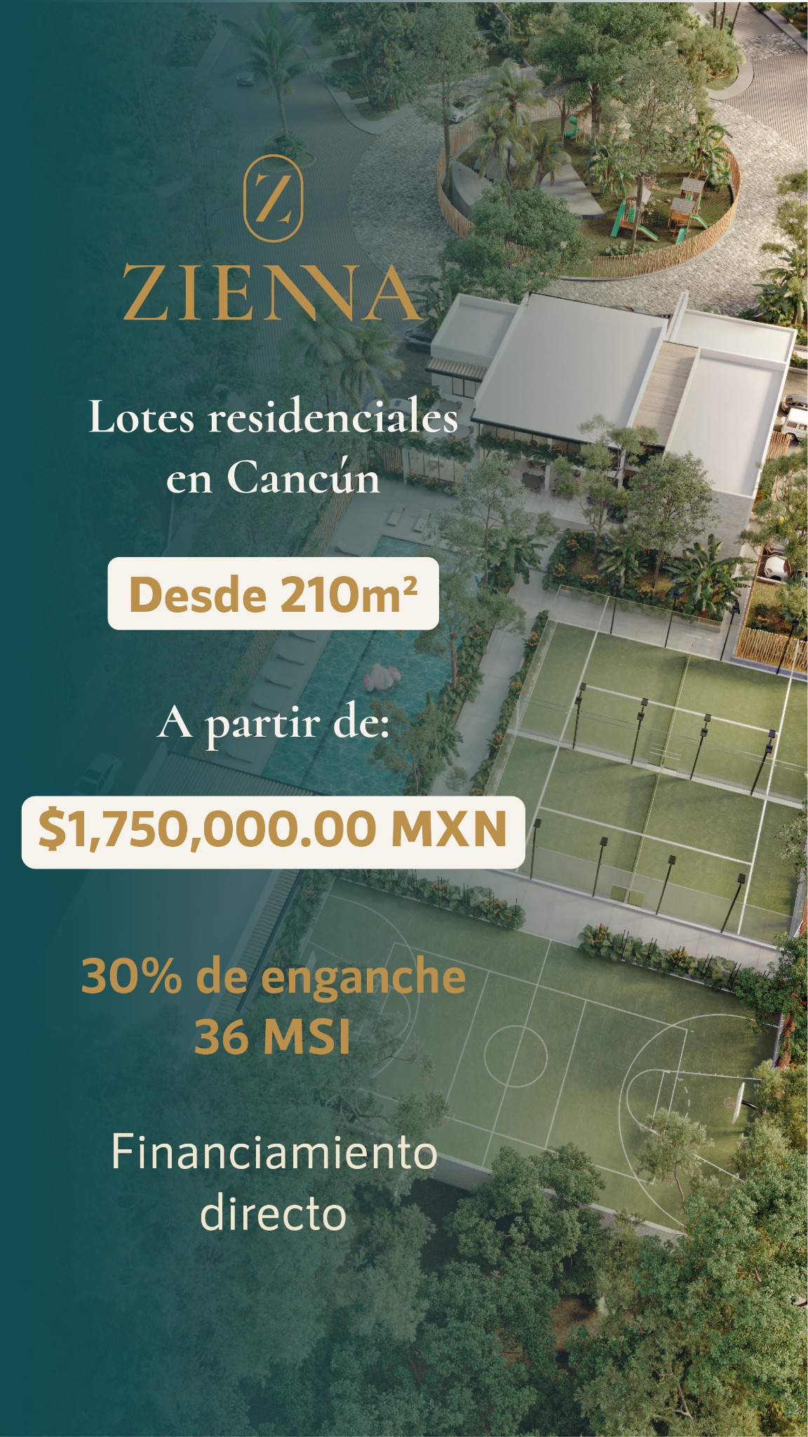Zienna Cancún Facebook ad from Jan 21, 2026