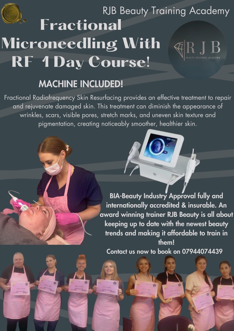 RJB Beauty Training Academy UK Facebook ad from Jun 16, 2025
