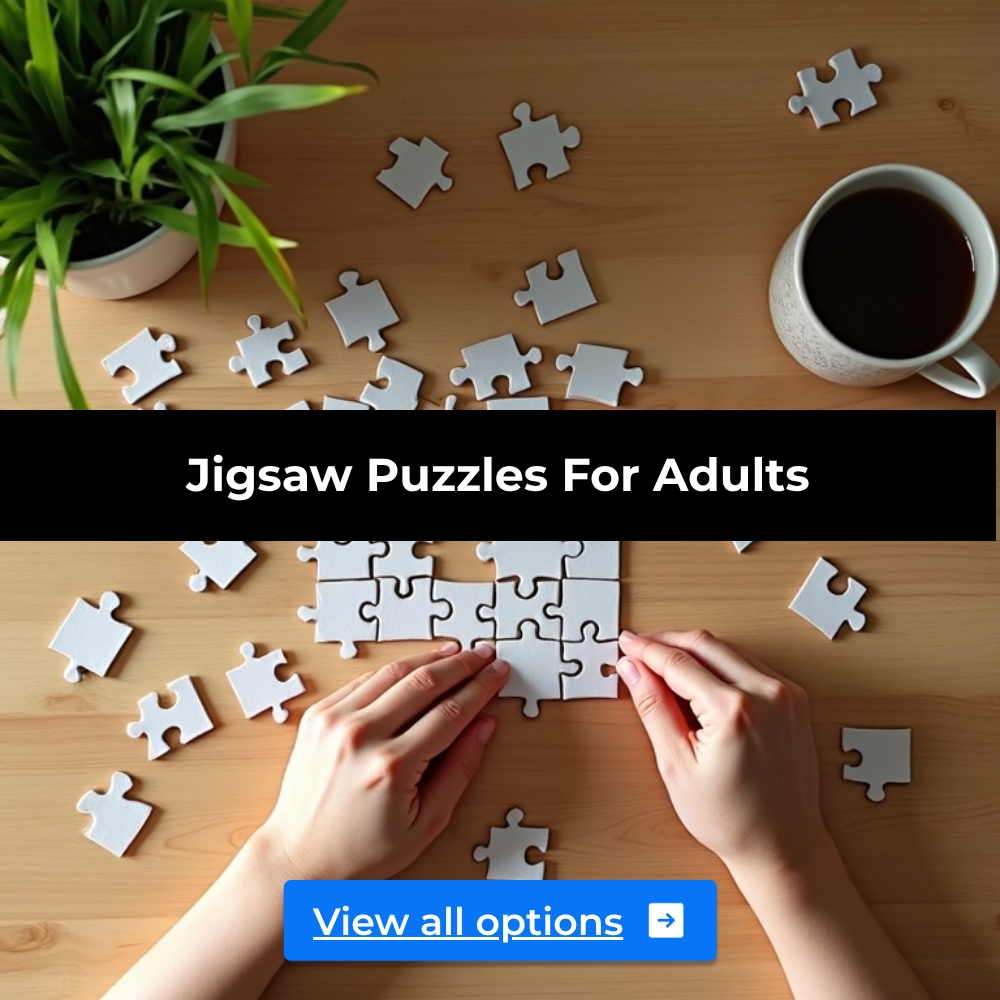 TrendingResults Dazzleline Facebook ad: Jigsaw Puzzles For Adults!