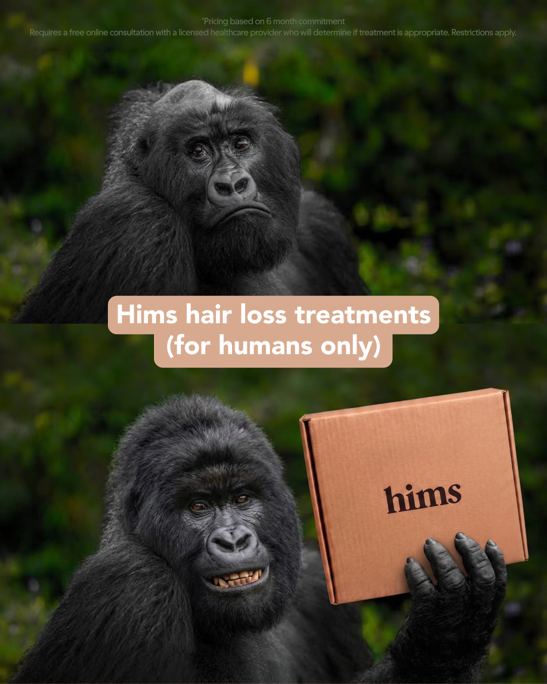 hims Facebook ad