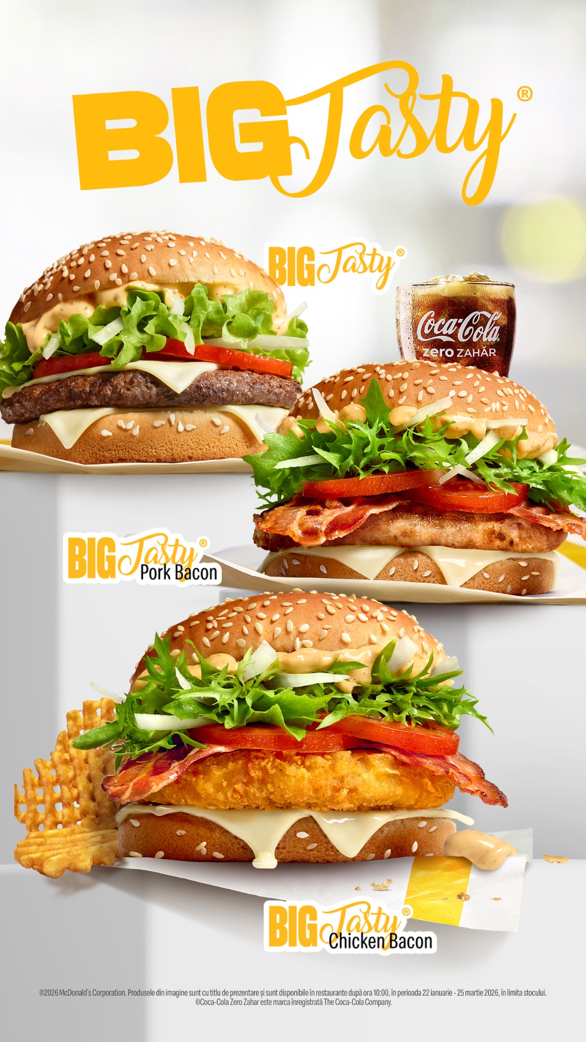 McDonald's Romania Facebook ad from Jan 21, 2026
