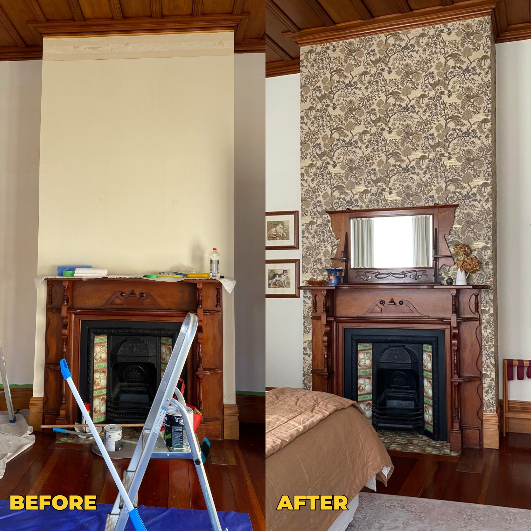 The Inside Facebook ad: Wallpaper transformation