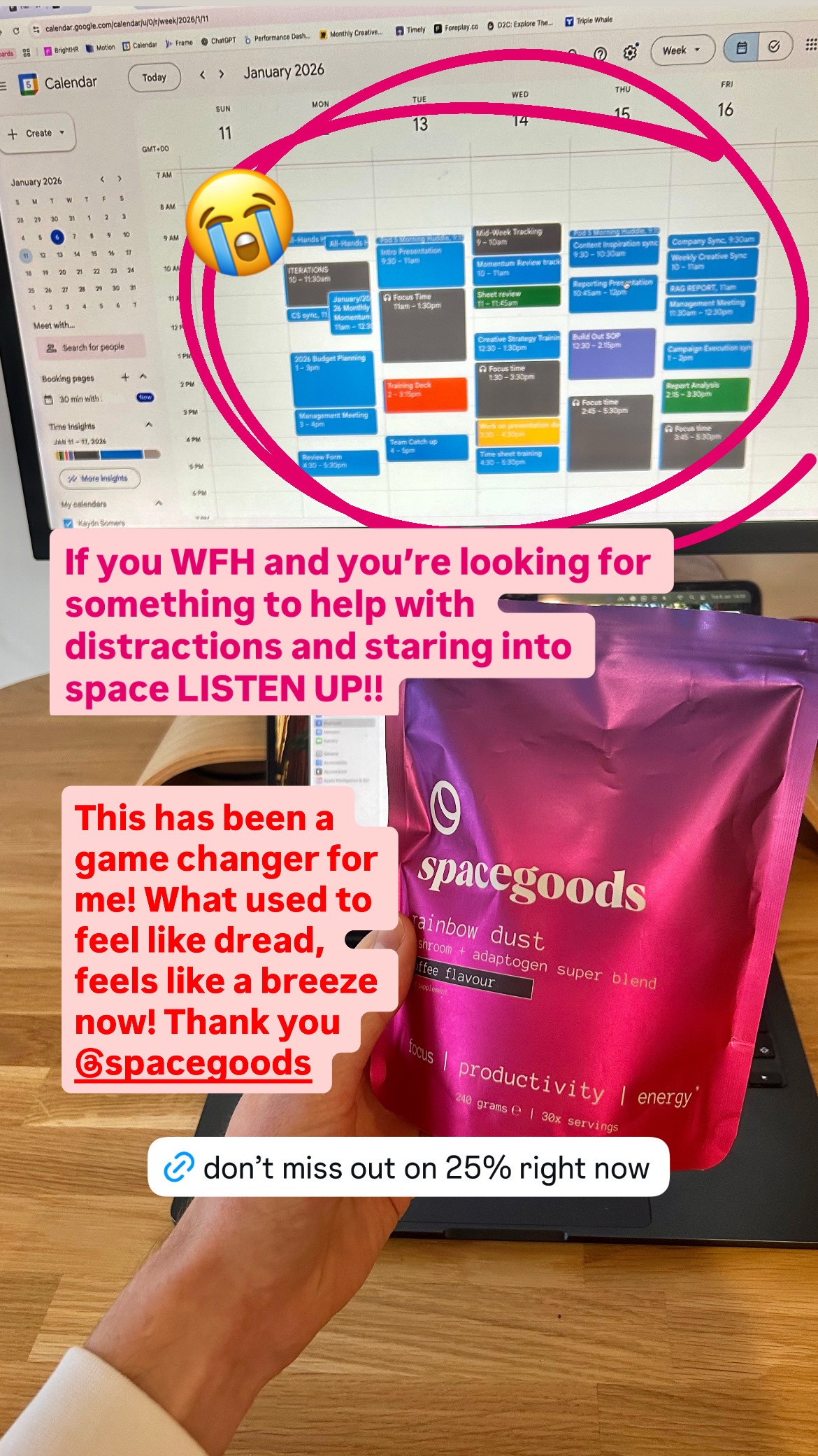 Spacegoods Facebook ad