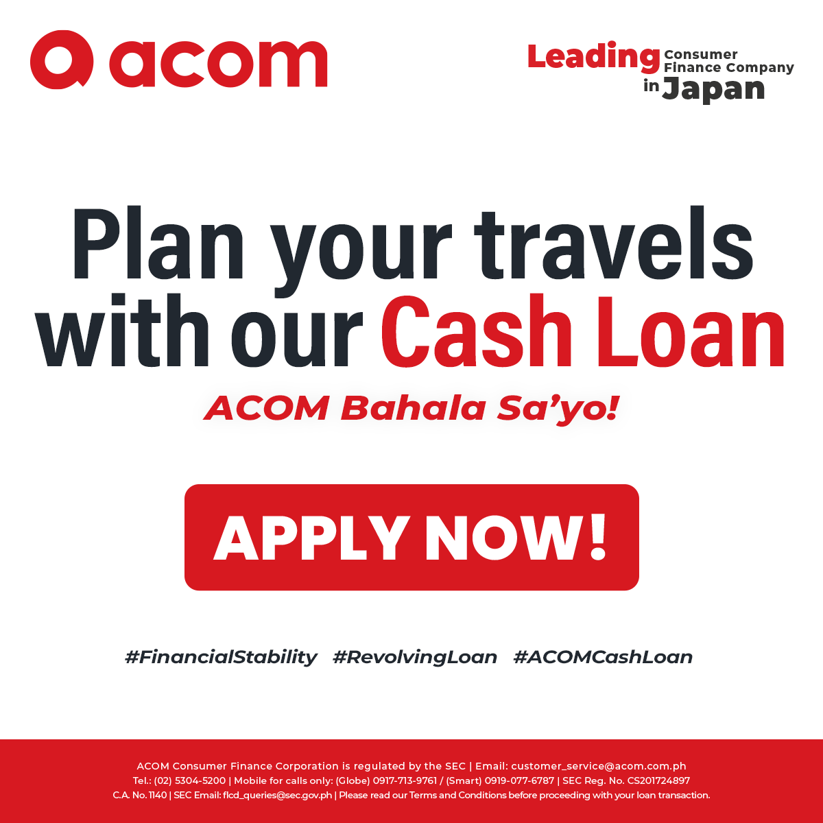 ACOM Consumer Finance Corporation Facebook ad