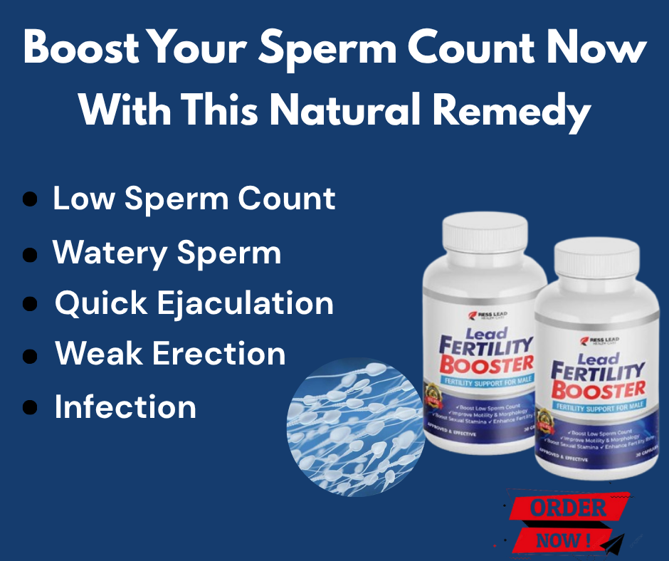 Lead Wellness Facebook ad: BOOST YOUR SPERM COUNT NATURALLY WITH THIS EFFECTIVE…