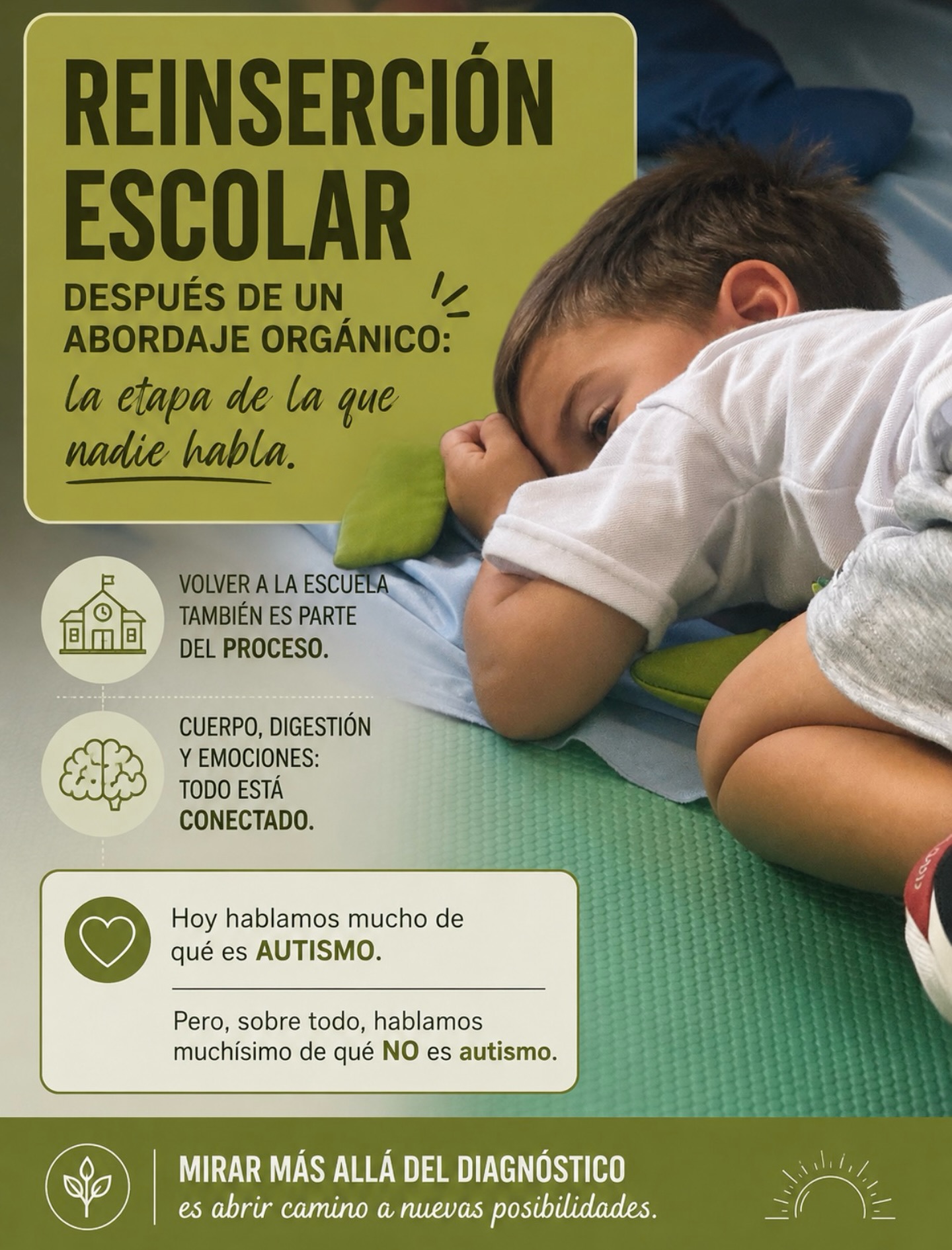 Dra. Florencia Sanabria Facebook ad: REINSERCIÓN ESCOLAR DESPUÉS DE UN ABORDAJE ORGÁNICO: LA…