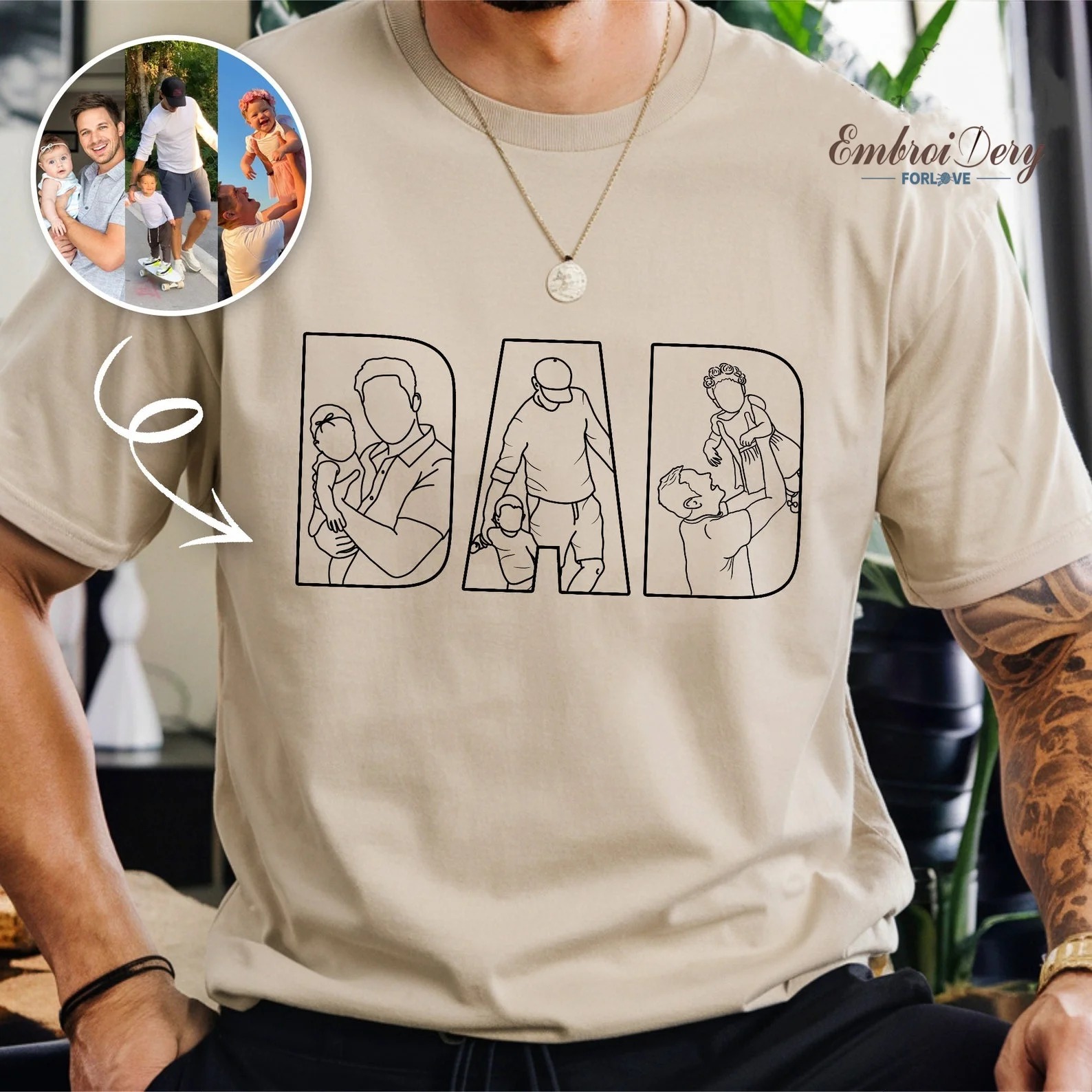 Threaded with Love Facebook ad: Looking for the perfect gift for Dad?