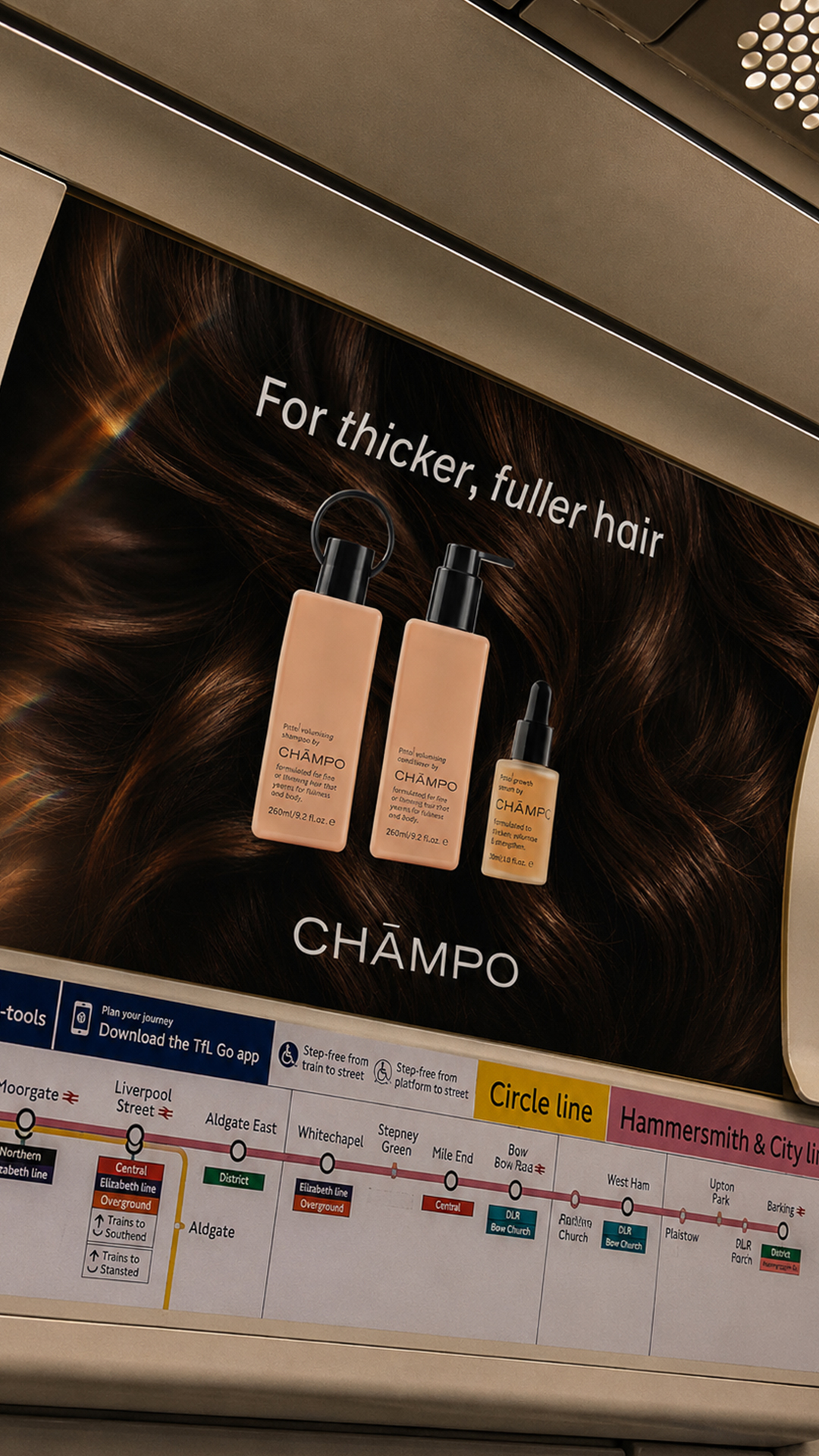 Chāmpo Haircare Facebook ad