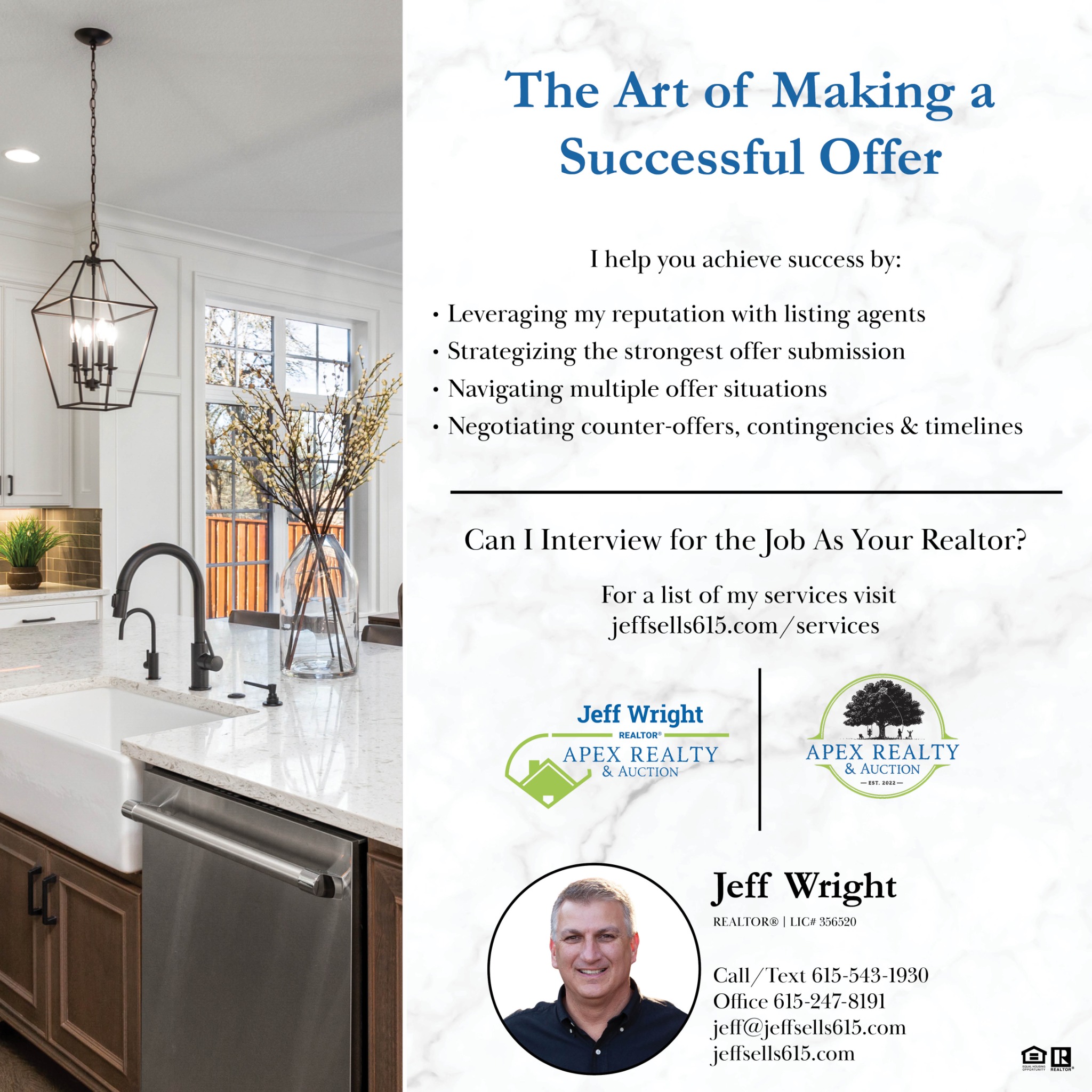 Jeff Wright, Realtor Facebook ad: Message or Call (615) 543-1930 | (615) 247-8191