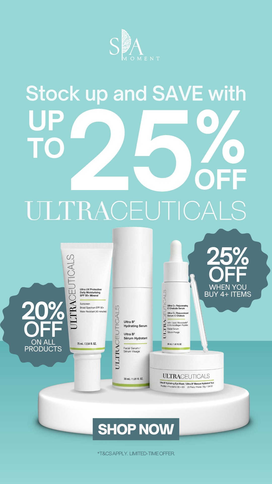 Spa Moment Facebook ad