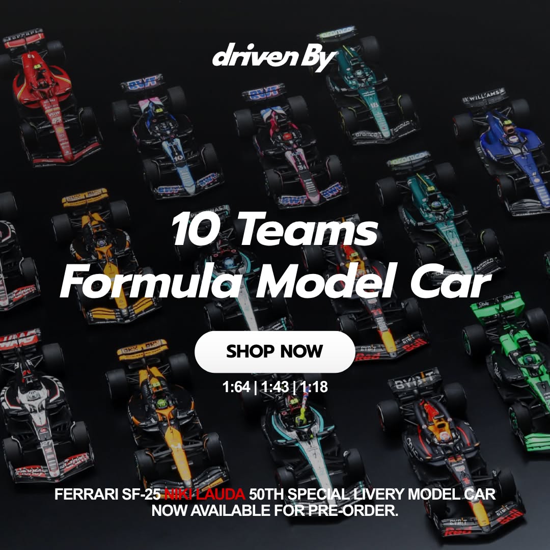 Driven By Collectible Facebook ad: Your One-Stop F1 Merch Shop | SHOP ONLINE NOW