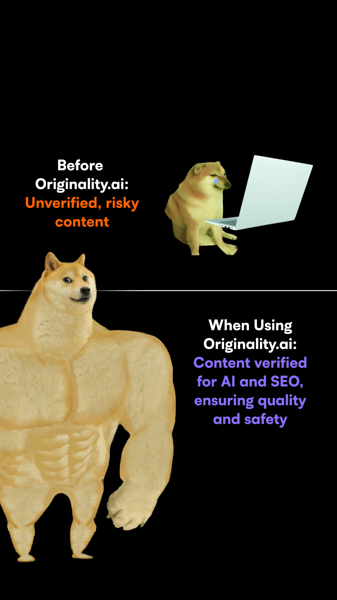 Originality.AI - AI Detection and Plagiarism Checking Facebook ad