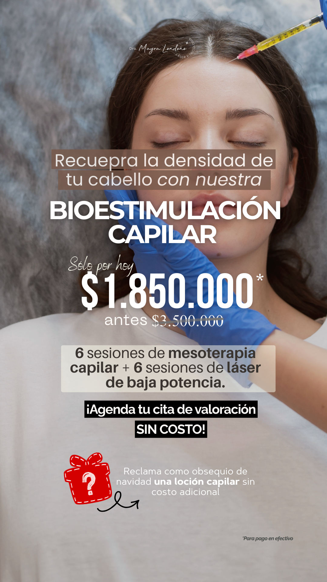 Dra Mayra Alejandra Londoño Facebook ad from Feb 17, 2026