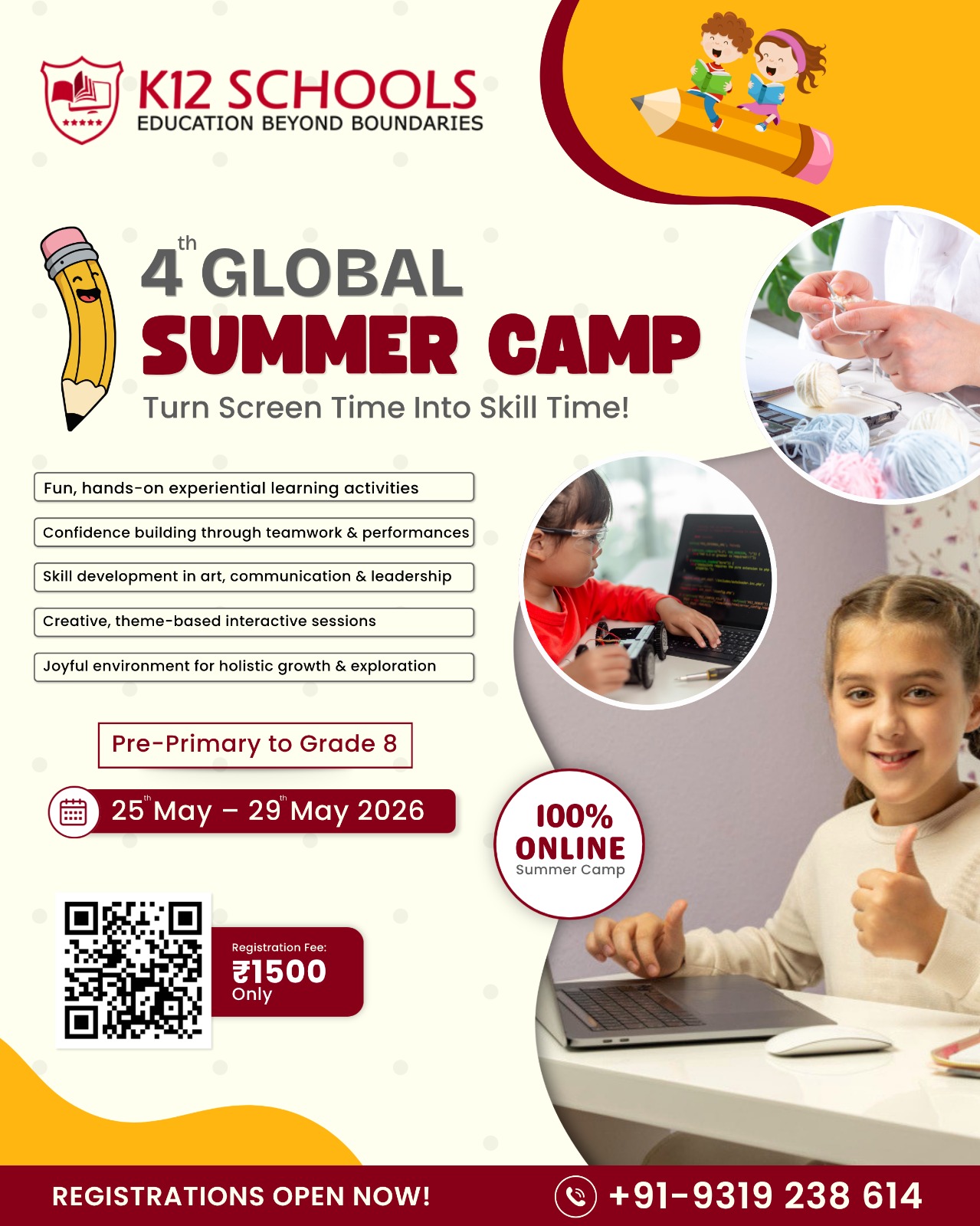 K12 Schools Facebook ad: Chat with us
